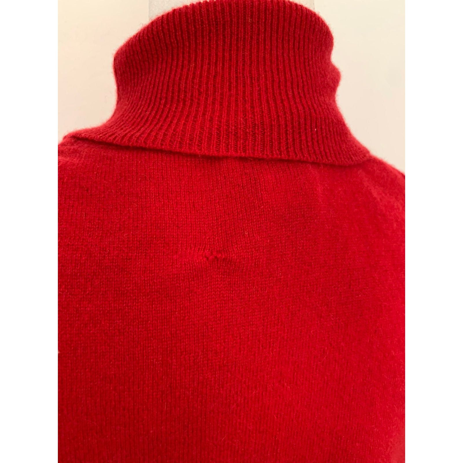 Other Amie Drew Red Turtleneck Sweater size L Cashmere and Wool Size L / US 10 / IT 46 - 4 Thumbnail