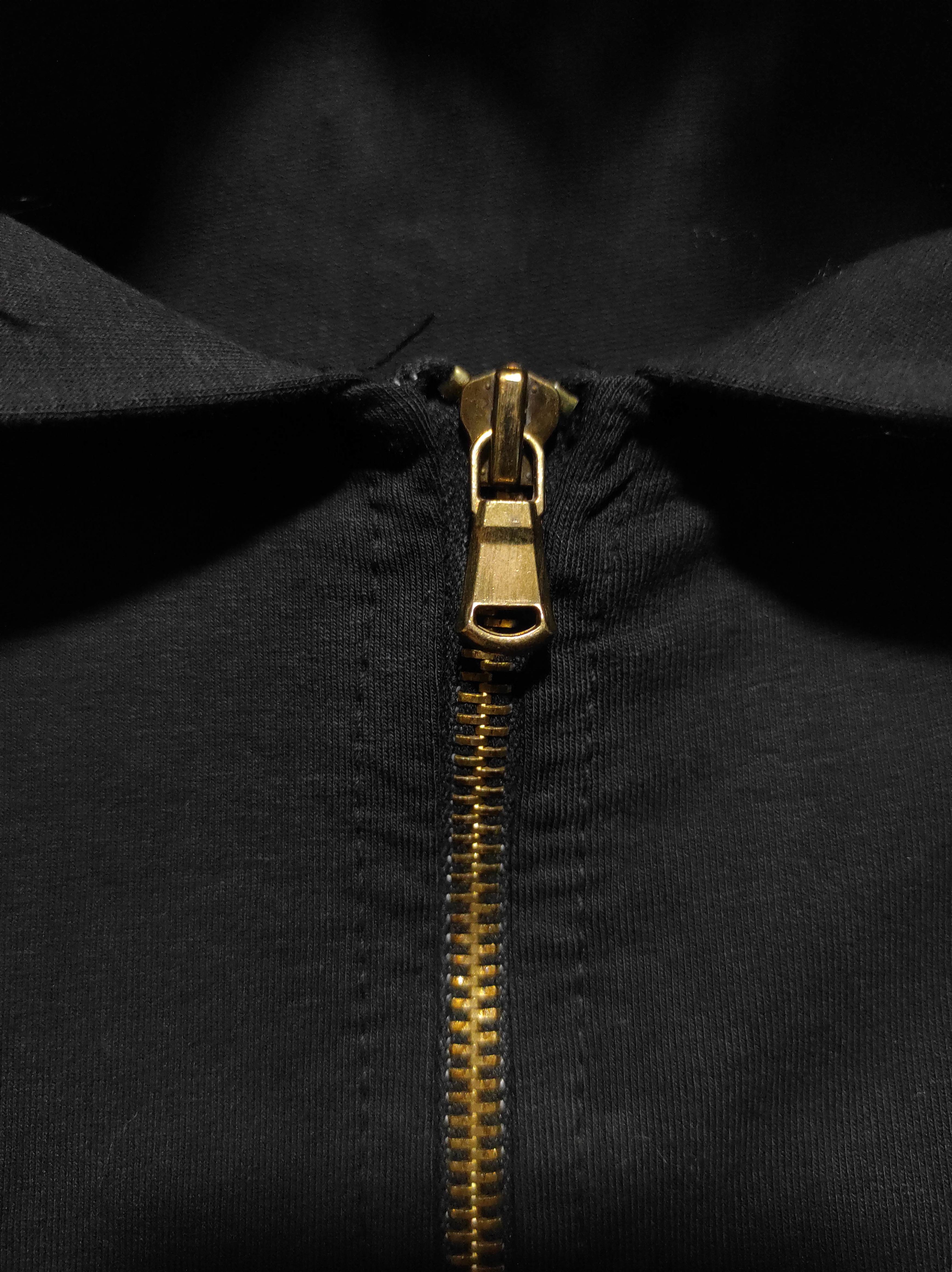 Japanese Brand Unbrand Black made in Italy zip fur hoodie ifsix LGB style Size US M / EU 48-50 / 2 - 6 Thumbnail