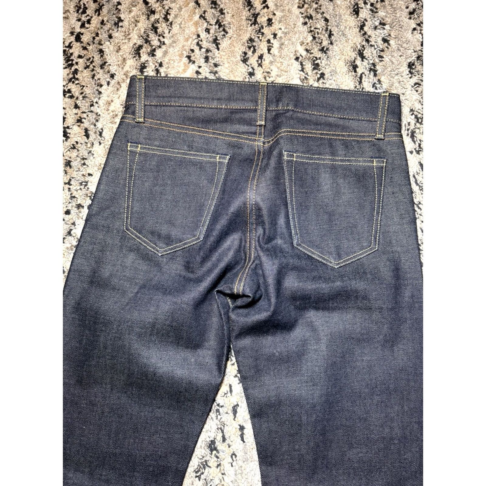 Uniqlo VINTAGE Uniqlo Jeans Denim Dark Indigo Selvedge Made Japan 2005 Men 29 x 32 Straight 5-Pocket Mens Size US 29 - 7 Thumbnail