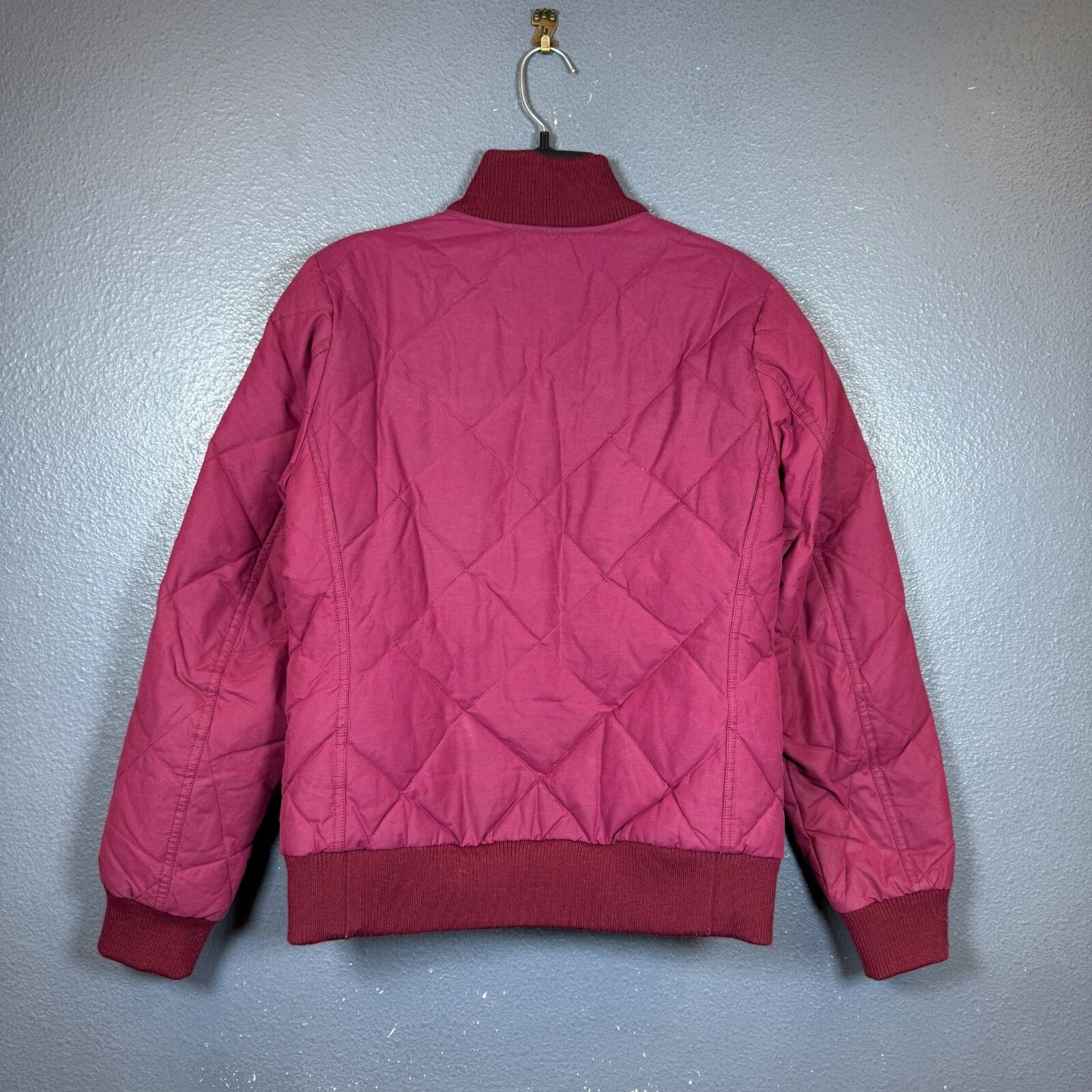 Eddie Bauer Eddie Bauer S burgundy Skyliner model quilted down jacket Size S / US 4 / IT 40 - 8 Thumbnail