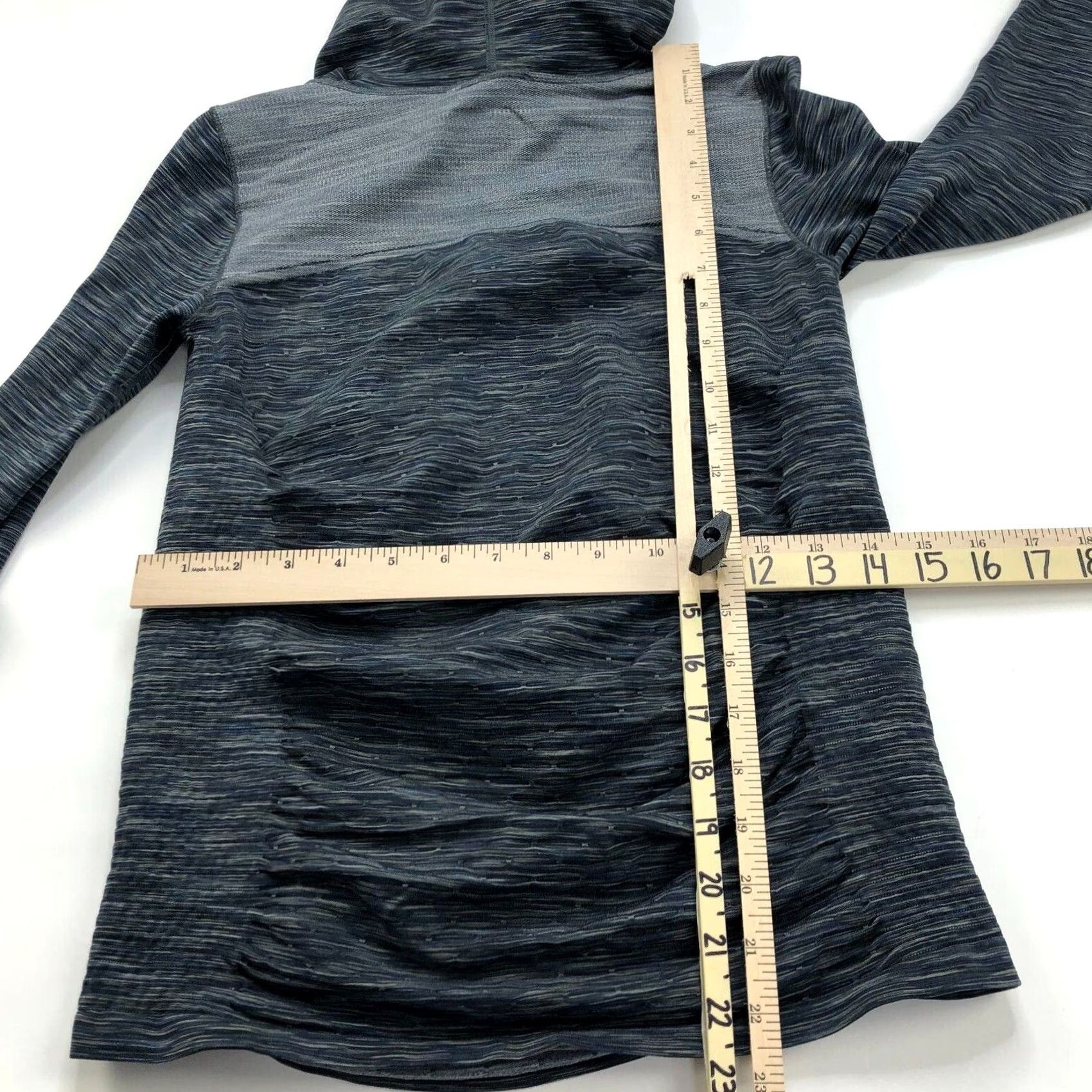 Athleta Athleta Medium Space Dye Women's Long Sleeve Running Training Pullover 103021 Size M / US 6-8 / IT 42-44 - 6 Thumbnail