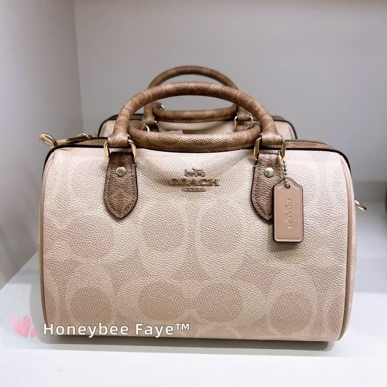 Coach Rowan Satchel Bag In Blocked Signature Canvas CY679 Size ONE SIZE - 1 Thumbnail
