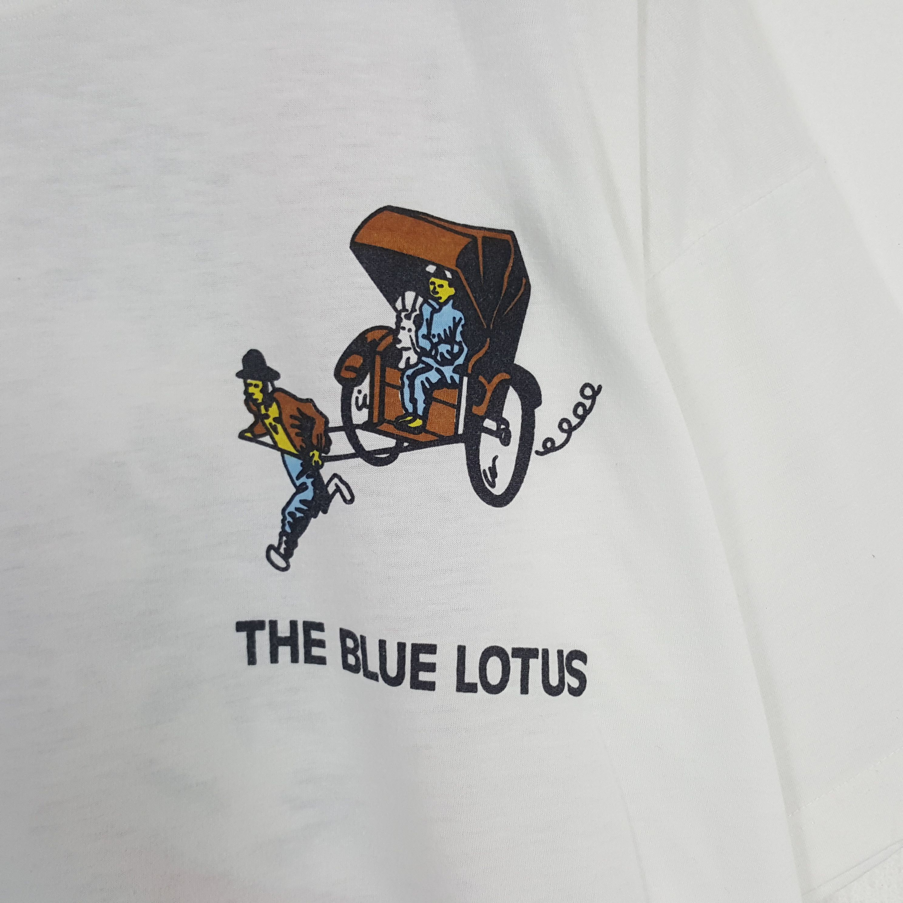 Vintage Vintage Tintin The Blue Lotus Tshirt Size US XL / EU 56 / 4 - 4 Thumbnail