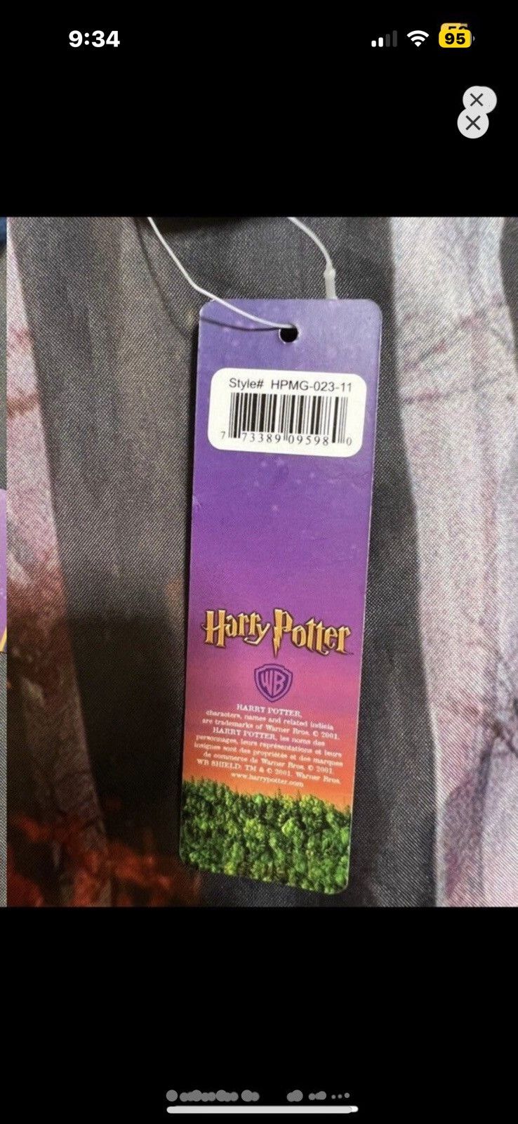 Vintage ***FINAL DROP***RARE 2001 HARRY POTTER LINED MINI WALLET O/S Size ONE SIZE - 4 Thumbnail
