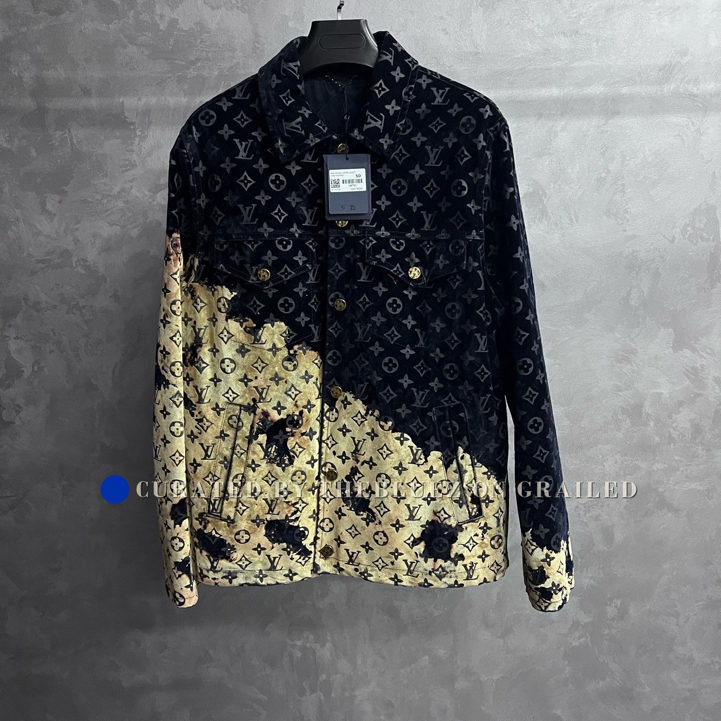 Louis Vuitton Louis Vuitton Multi-Color Fire Cloud Denim Jacket Size US M / EU 48-50 / 2 - 1 Thumbnail