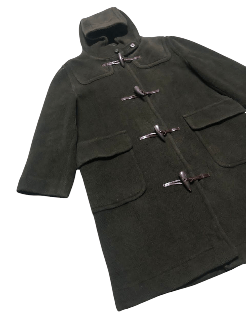 Designer × Gloverall × Vintage Vintage Old England Gloverall Duffle Coat Hoodie England Size US M / EU 48-50 / 2 - 6 Thumbnail
