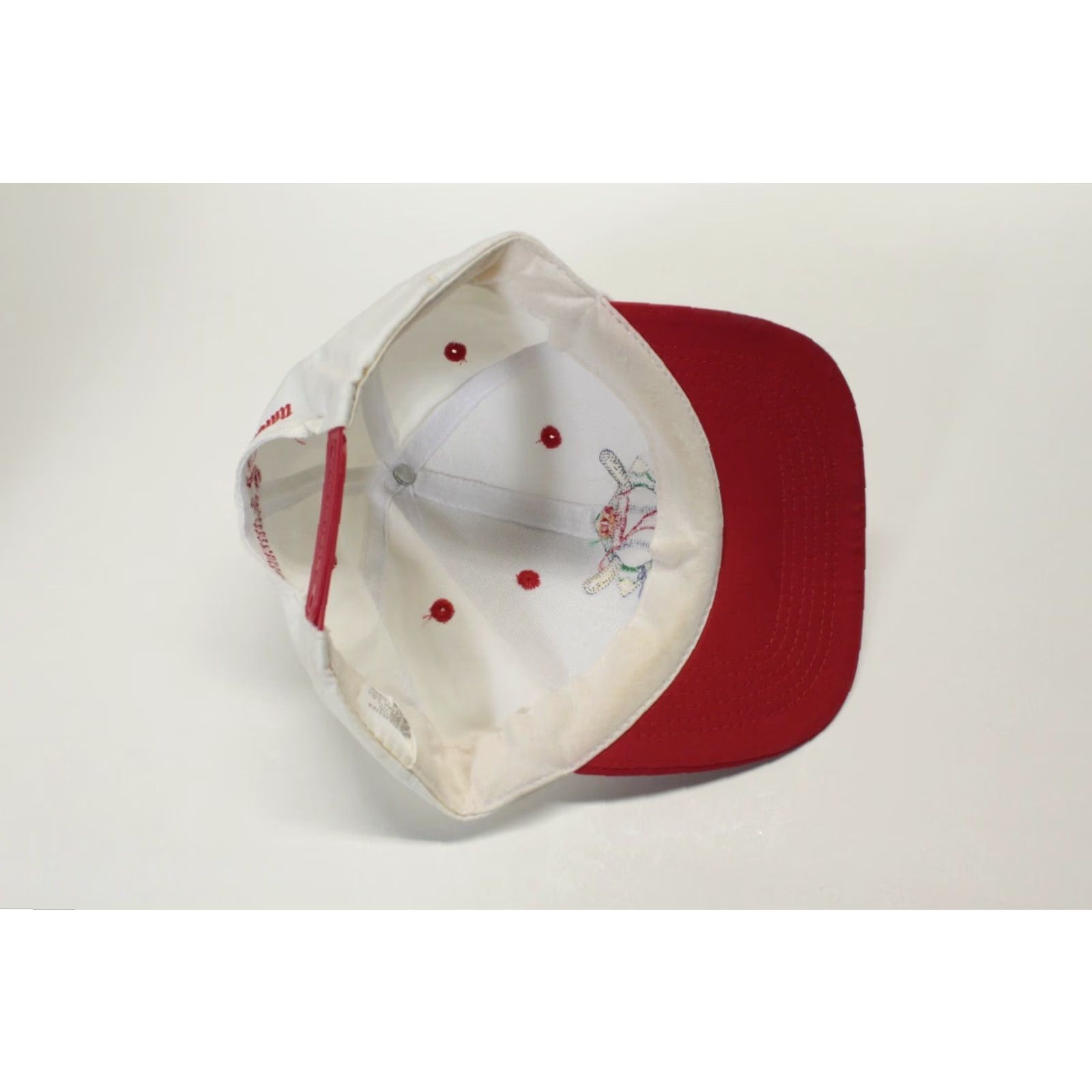 Vintage VINTAGE Seagram’s 7 Crown Baseball Bat White Red Snapback Hat Unbranded One Size Unisex Adults Snapback Adjustable White Hat Size ONE SIZE - 6 Thumbnail