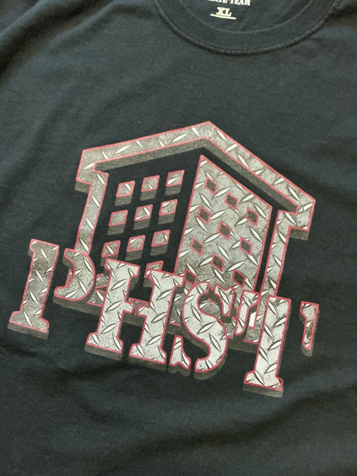Public Housing Skate Team PHST Public Housing Skate Team House Logo Graphic T-Shirt Size US XL / EU 56 / 4 - 5 Thumbnail