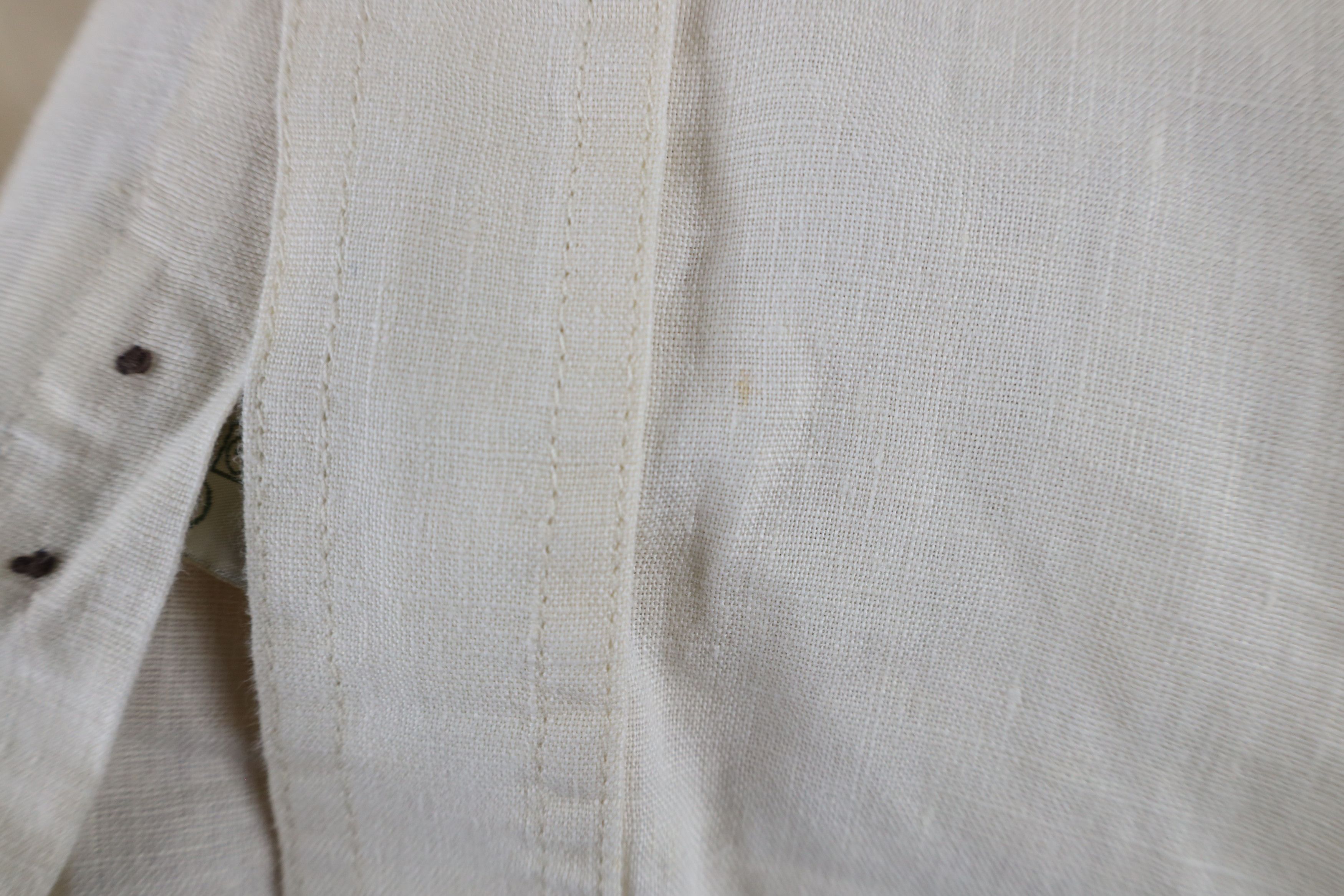 Orvis × Vintage Vintage Orvis Linen Safari Bush Collared BUtton Shirt Cream Size US XL / EU 56 / 4 - 10 Thumbnail