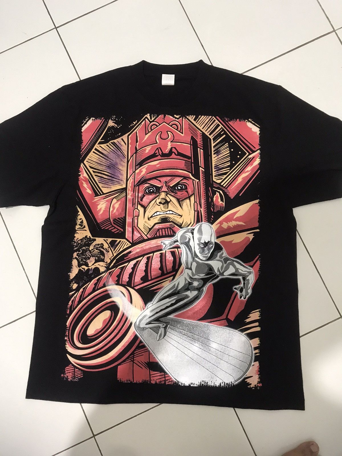 Image of Vintage Silver Surfer in Black, Men's (Size XL)