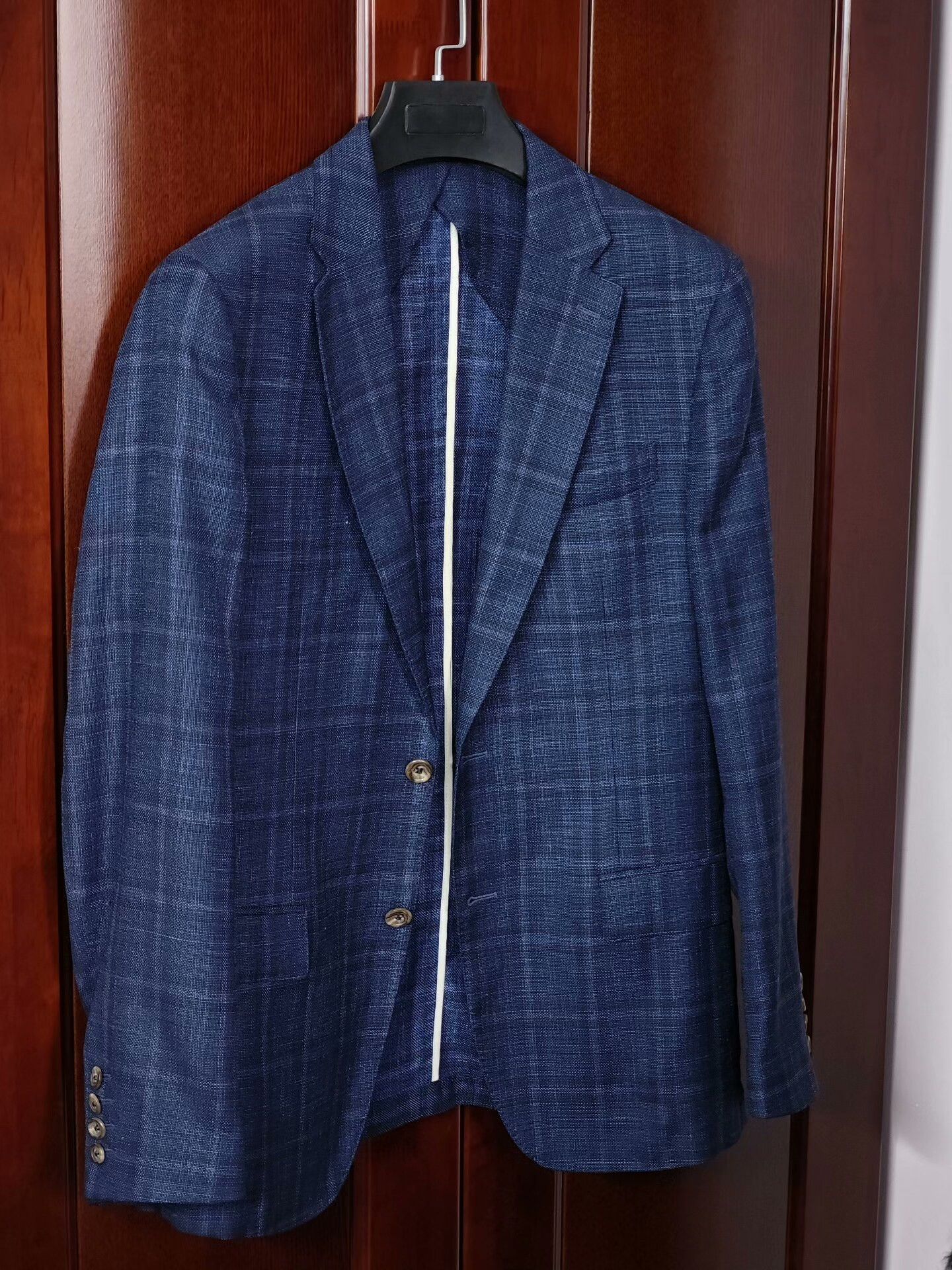 Loro Piana Italian Linen Blend Tailored Suit Jacket Size US S / EU 44-46 / 1 - 1 Thumbnail