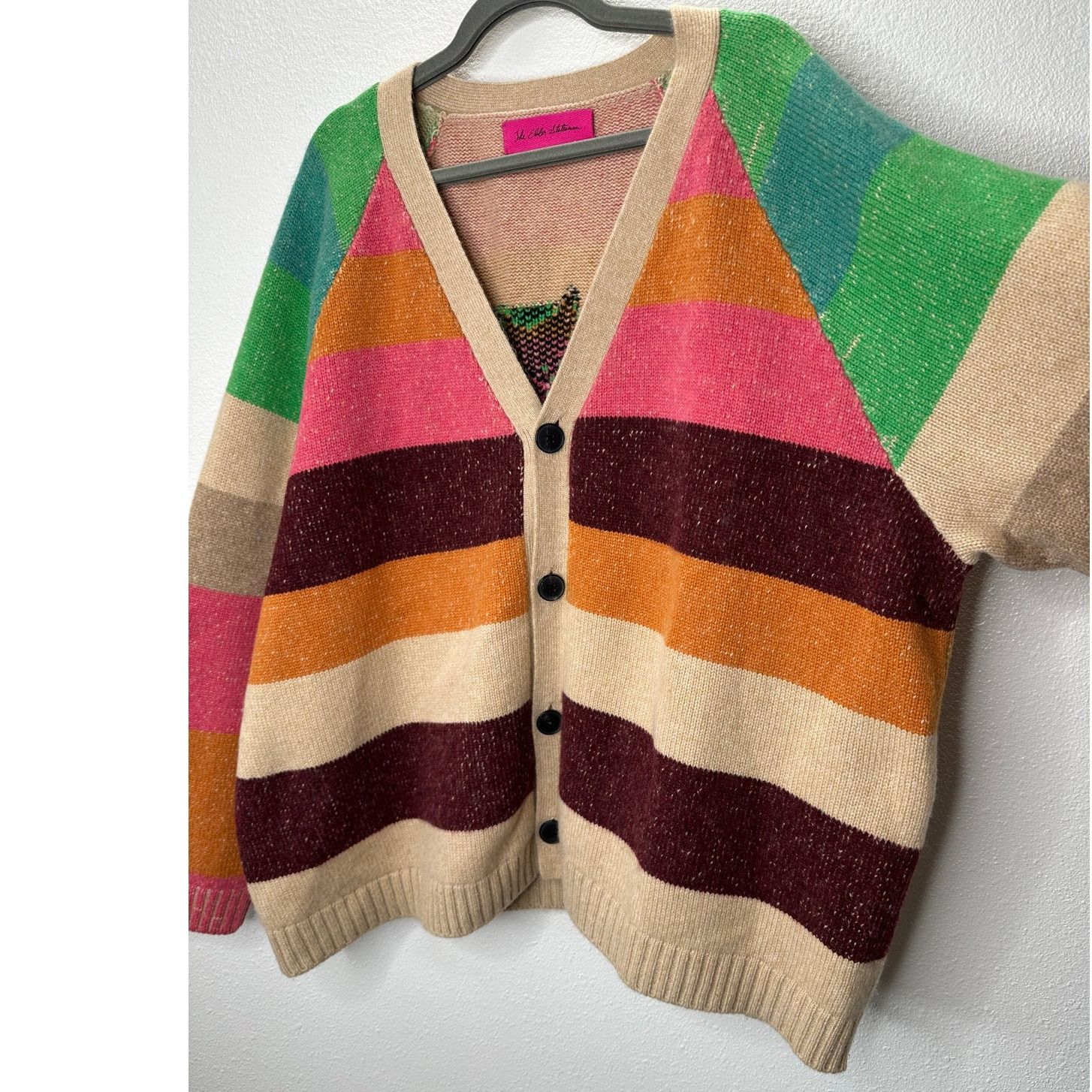 The Elder Statesman The Elder Statesman Enlightened Bear Cashmere Cardigan L Size L / US 10 / IT 46 - 5 Thumbnail