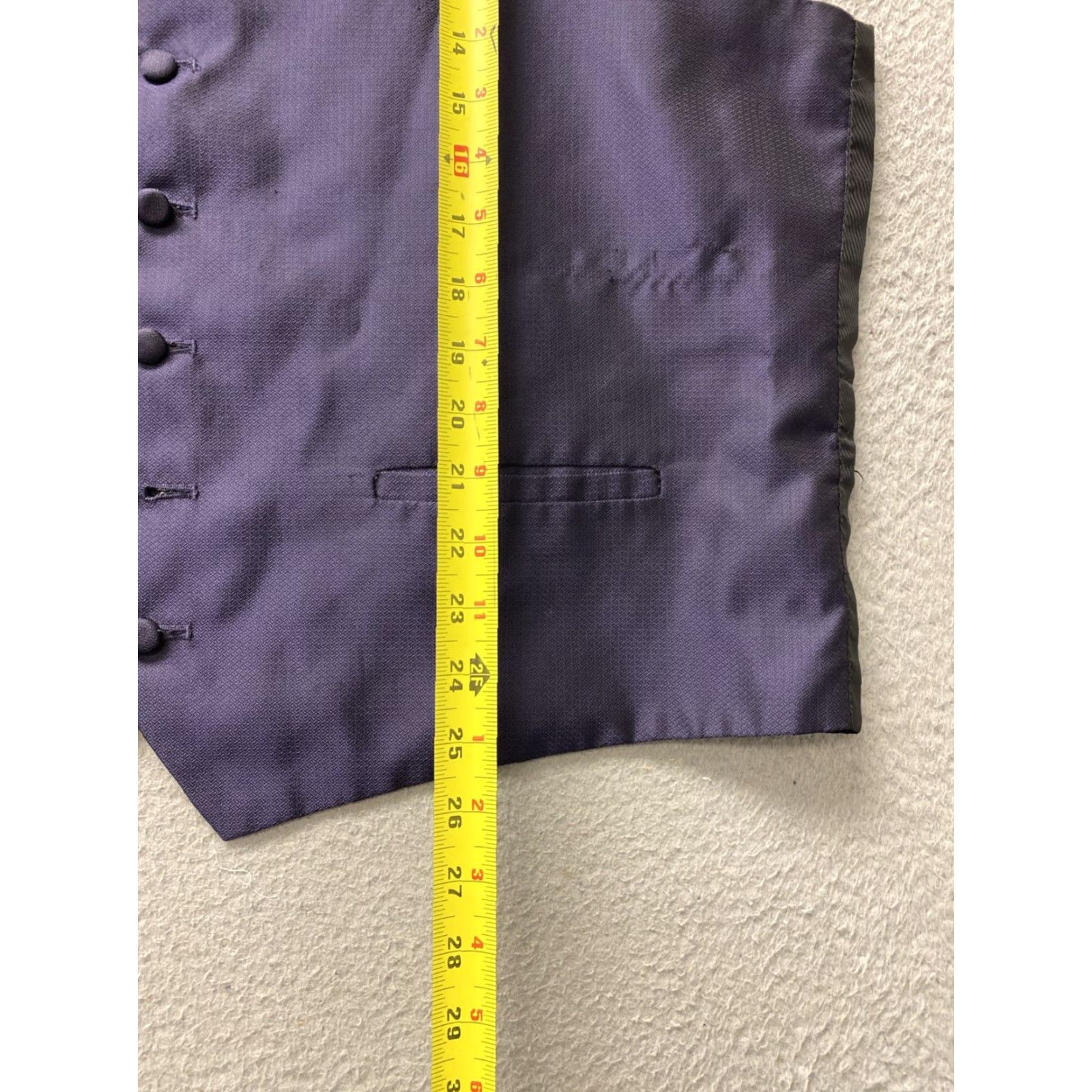 Pronto Uomo Pronto Uomo Vest Mens 2XL Pockets Purple 139-18 Size US XXL / EU 58 / 5 - 5 Thumbnail