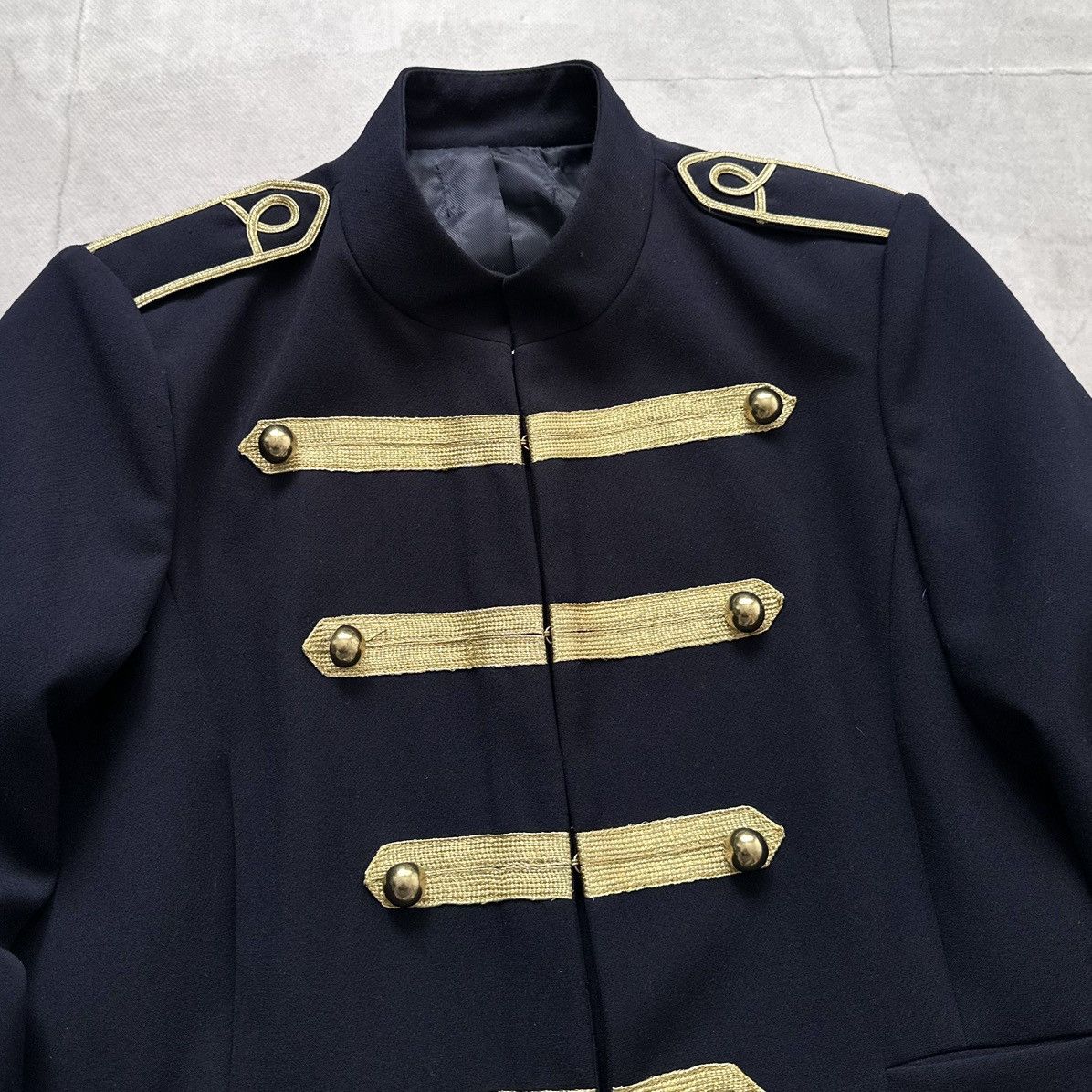 Hysteric Glamour 00s Napoleon Military Jacket Balmain PPFM Hedi Slimane Vibe Size M / US 6-8 / IT 42-44 - 3 Thumbnail