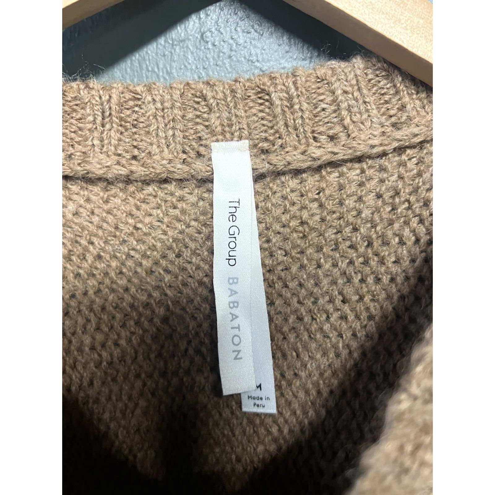 Vintage Babaton Womens Sweater Brown Long Sleeve Knit Oversized Size Medium Size M / US 6-8 / IT 42-44 - 2 Thumbnail