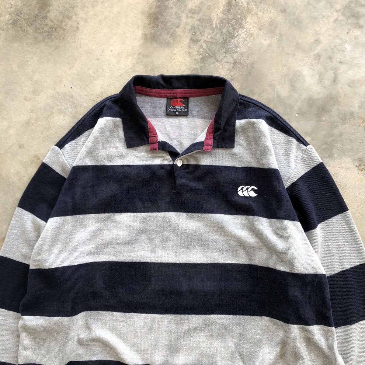 Canterbury of New Zealand CANTERBURY of New Zealand Stripe Collar Sweater Size US XXL / EU 58 / 5 - 2 Thumbnail