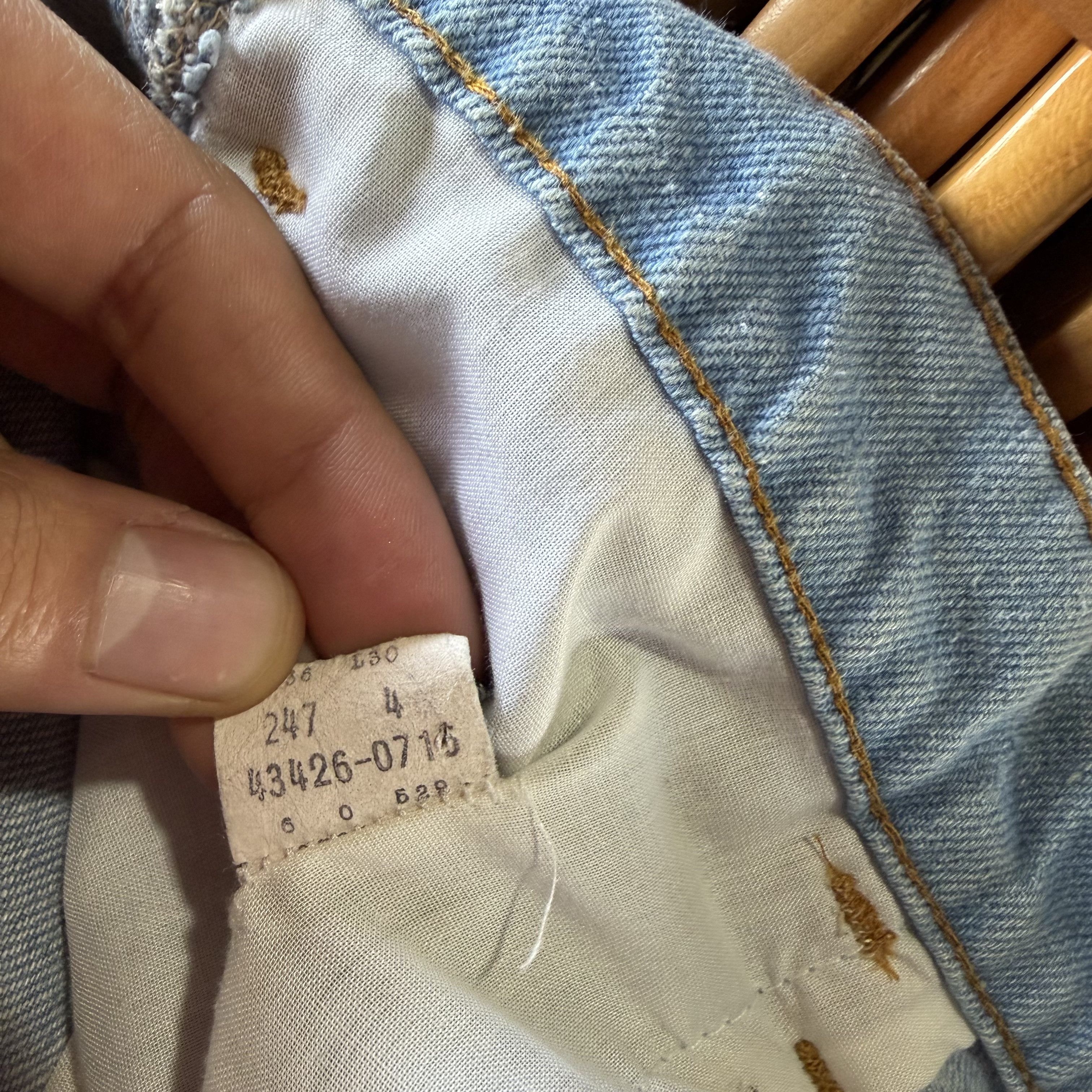 Levi's Vtg Levi’s Jeans Light Wash Orange Tab Flares 70s Bell Size US 34 / EU 50 - 12 Thumbnail