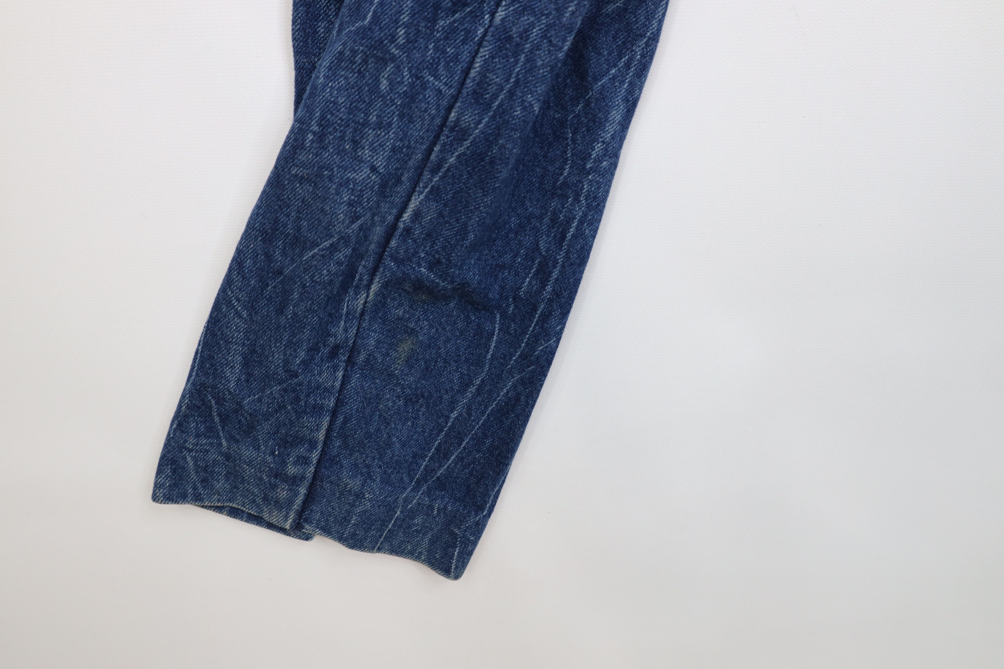 Vintage Vintage 90s Streetwear Acid Wash Tapered Leg Denim Jeans Size 36" / US 14 / IT 50 - 5 Thumbnail