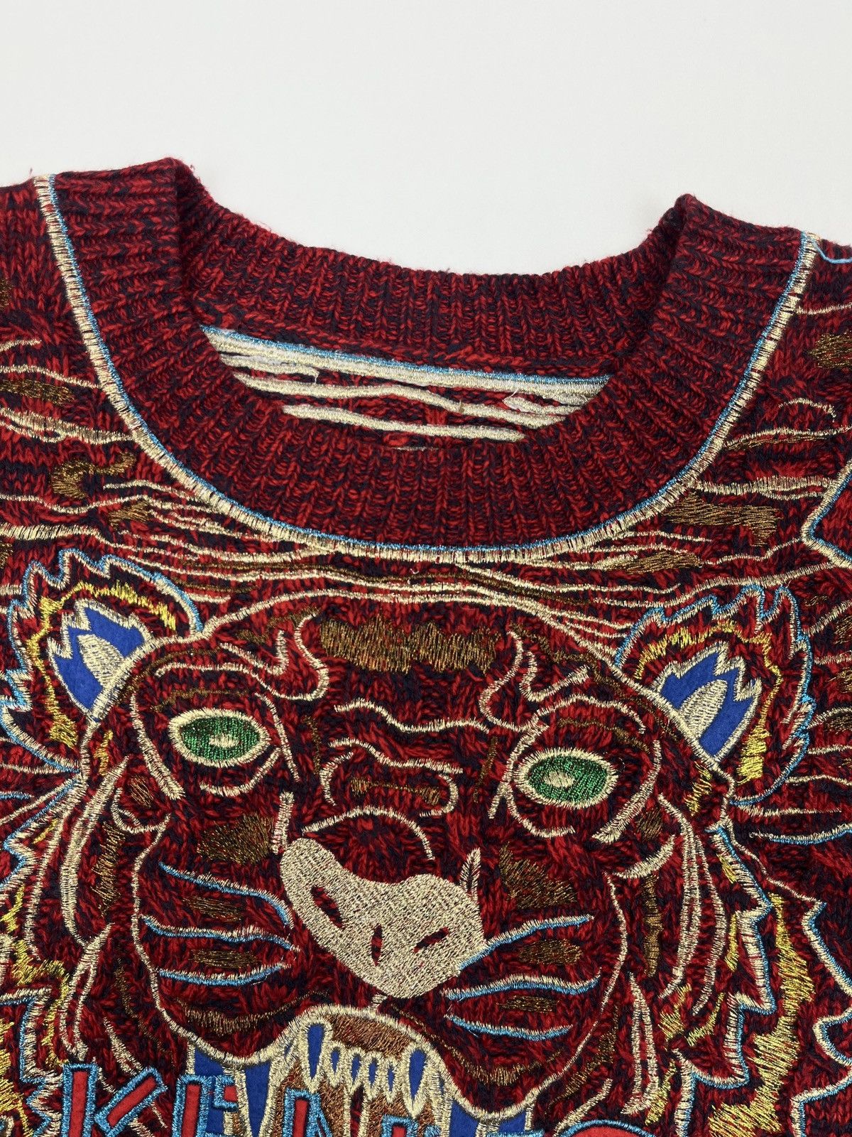 Kenzo KENZO - Tiger knit wool sweater Size XS / US 0-2 / IT 36-38 - 5 Thumbnail