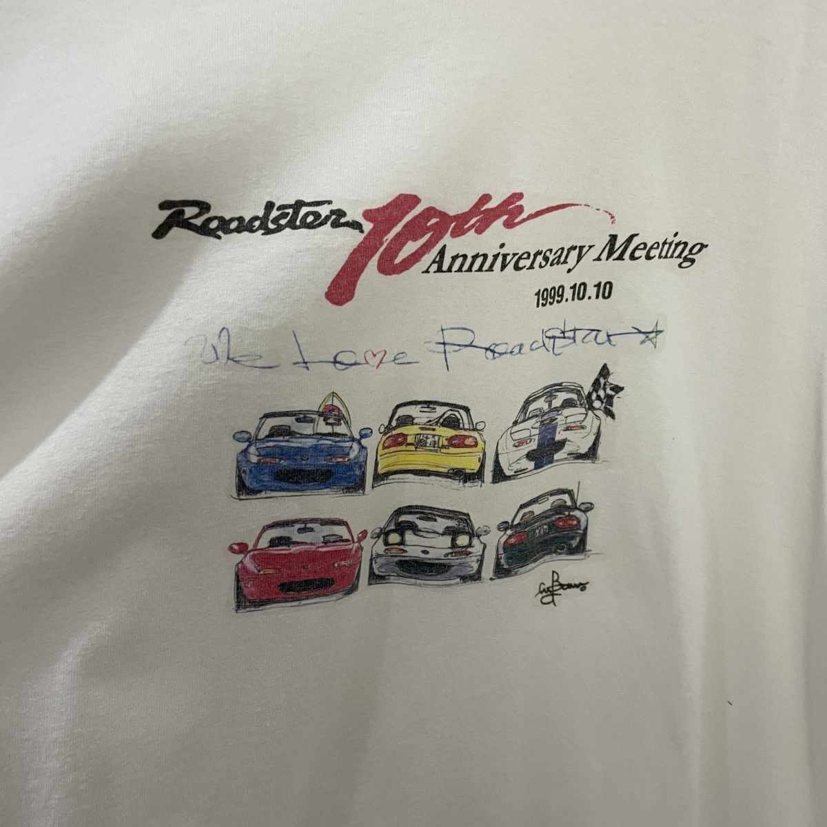 Japanese Brand Vintage 90s Roadstar Racing Japan T-shirt Size US L / EU 52-54 / 3 - 5 Thumbnail