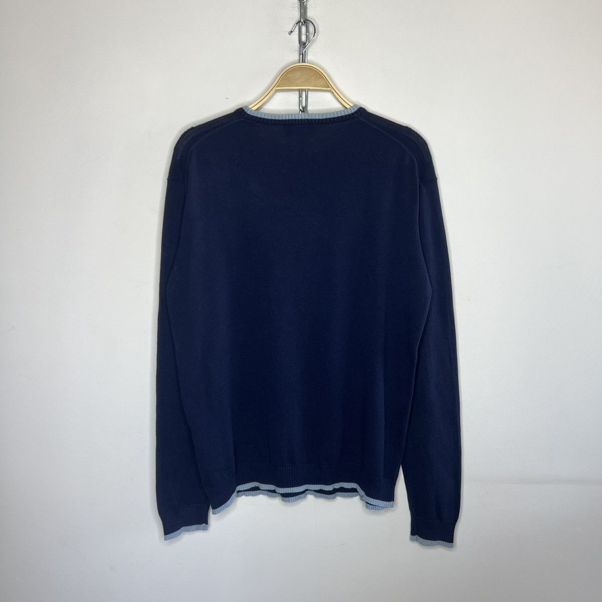 Yves Saint Laurent Yves Saint Laurent YSL Big Logo Knit Sweater Pullover Size US M / EU 48-50 / 2 - 7 Thumbnail