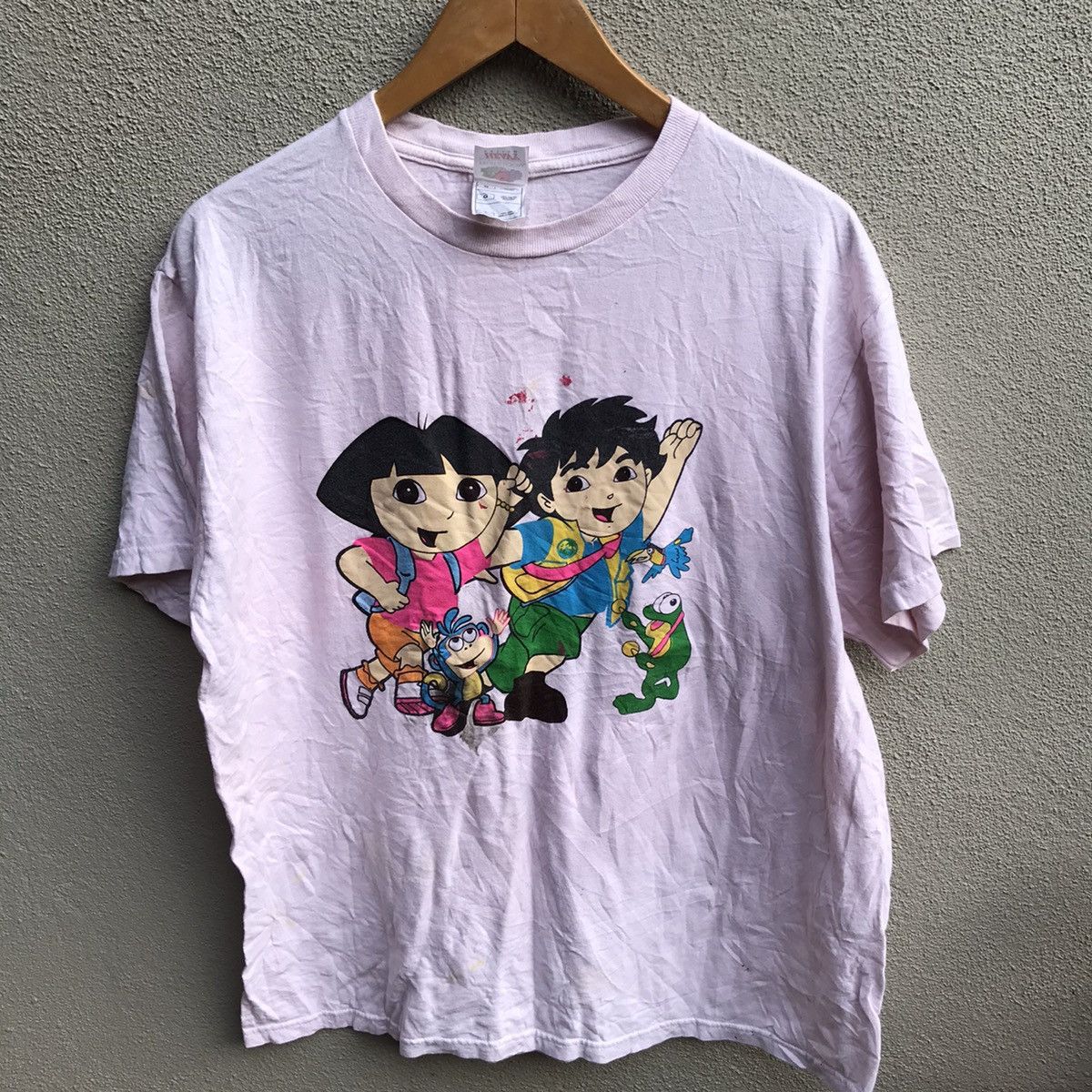 Vintage Vintage DORA THE EXPLORER tee cartoons nostalgic Size US L / EU 52-54 / 3 - 2 Thumbnail