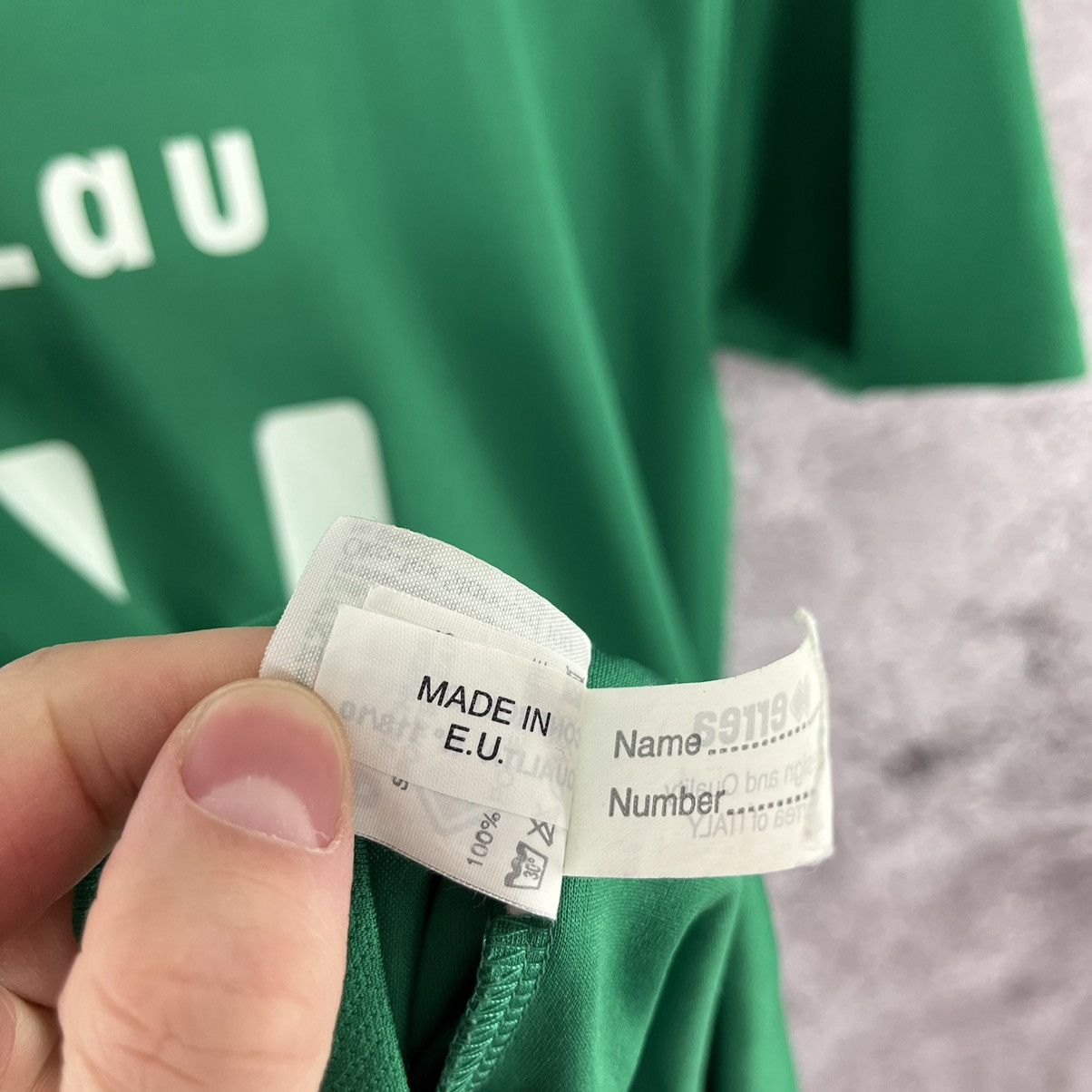 Errea × Vintage FC Lindower SV #11 Lau Soccer Jersey T-Shirt Size L Size US L / EU 52-54 / 3 - 17 Thumbnail