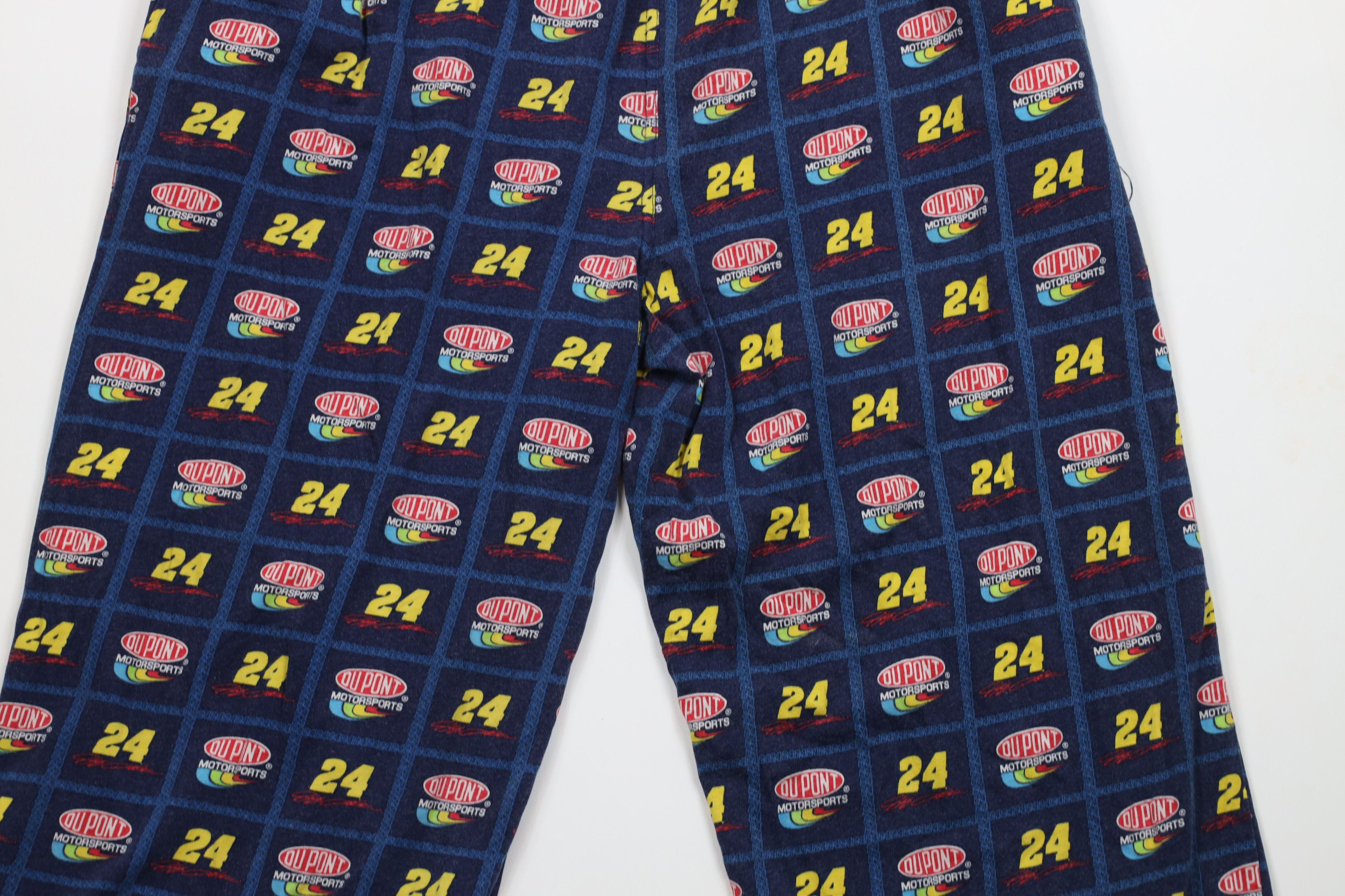 Vintage Vintage NASCAR Jeff Gordon Racing Wide Leg Pajama Pants Blue Size US 34 / EU 50 - 12 Thumbnail