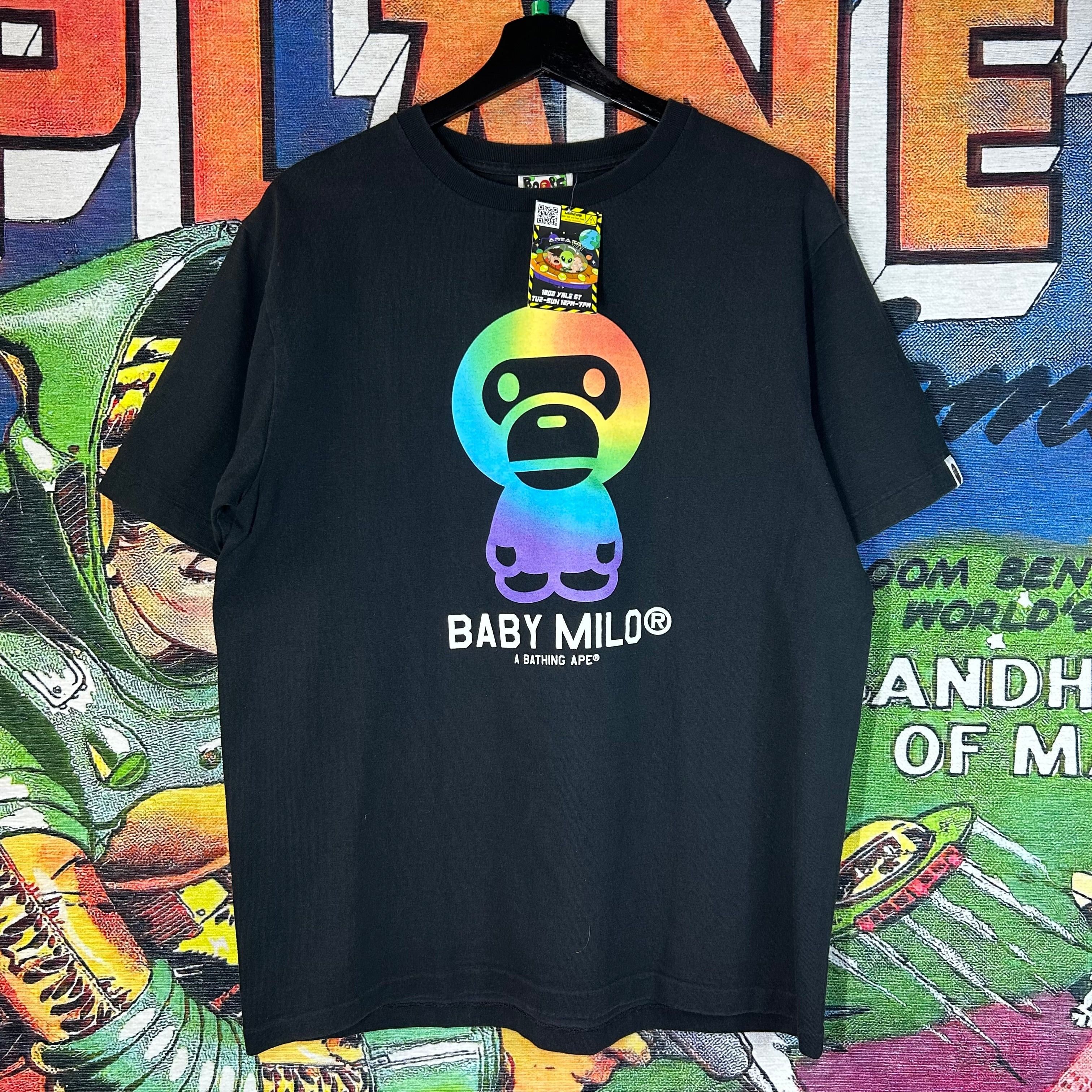 Bape Bape Rainbow Baby Milo Tee Size Large Size US L / EU 52-54 / 3 - 1 Thumbnail