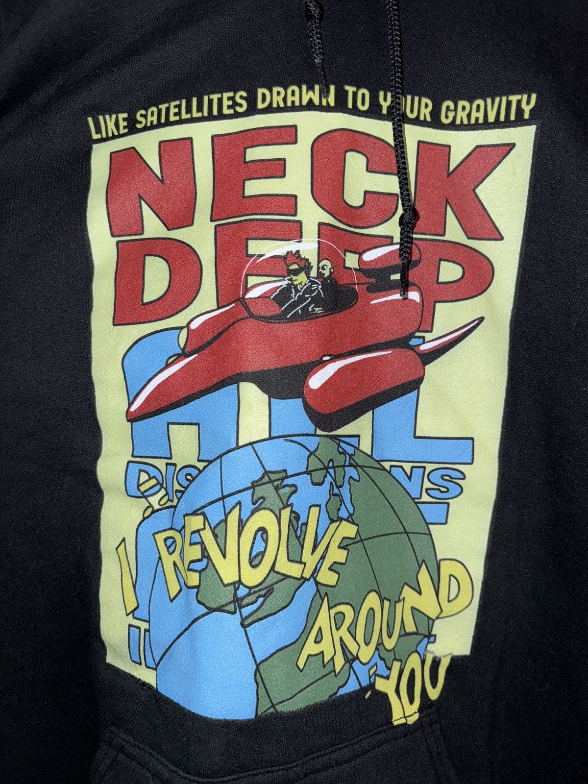 Vintage Neck Deep “I revolve around you” hoodie Size US L / EU 52-54 / 3 - 3 Thumbnail