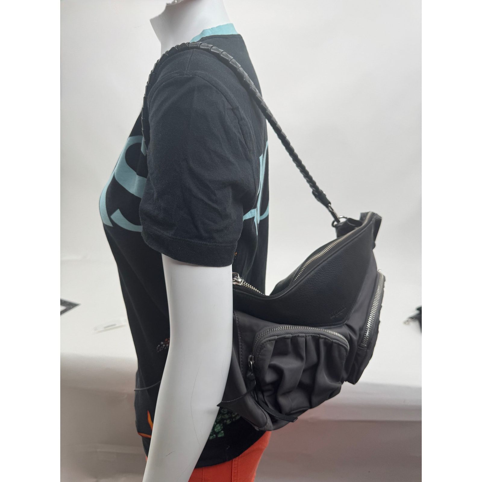 MZ Wallace Women's MZ Wallace Gray Bedford Nylon Shoulder Bag Size ONE SIZE - 4 Thumbnail