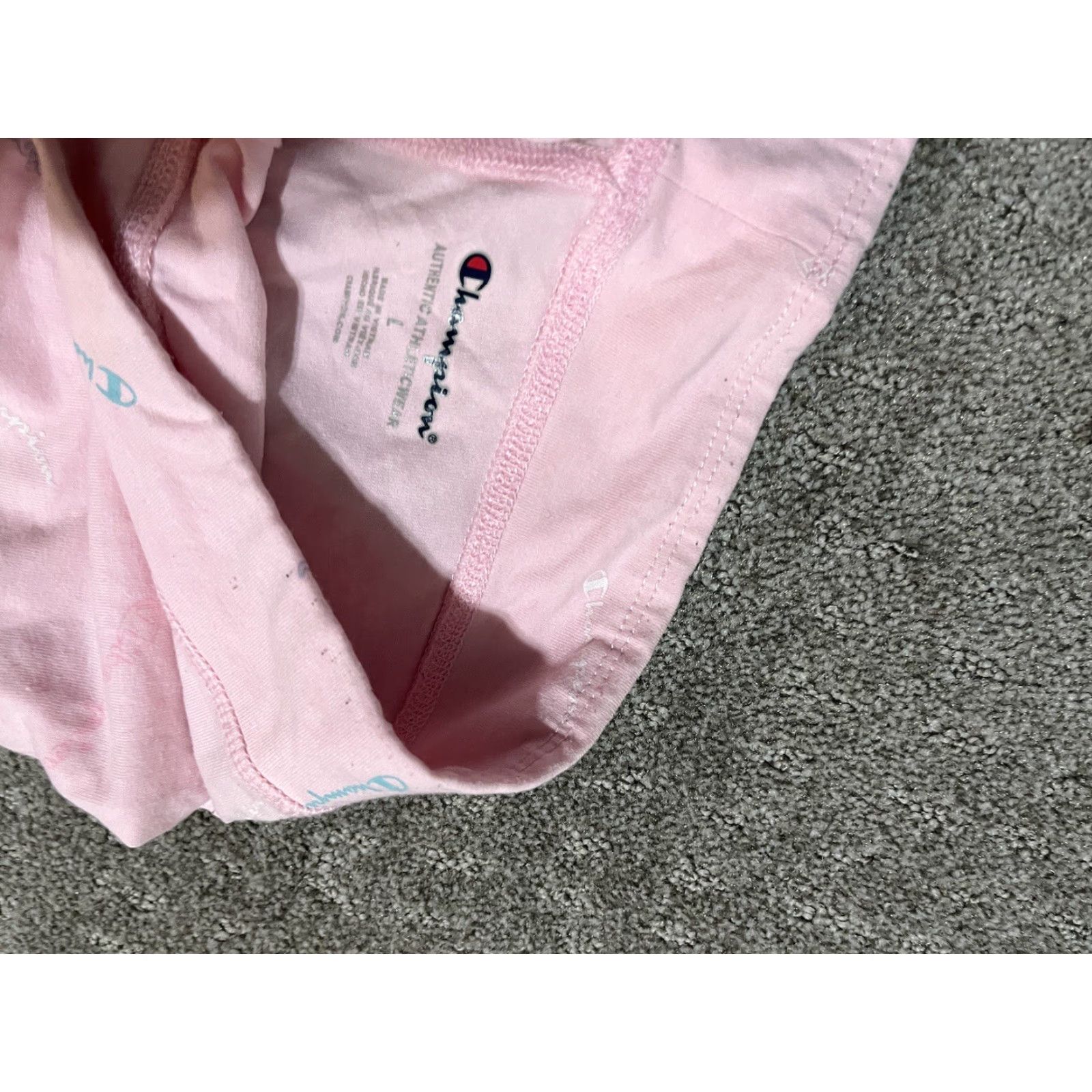 Champion VINTAGE Champion Girls Heritage Active Tech Leggings Pink Candy Large Girls Activewear Size 36" / US 14 / IT 50 - 5 Thumbnail