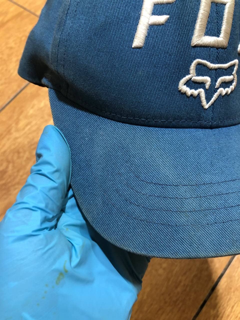 Fox Racing Vintage Fox Racing Big Y2K Logo Blue Cap Size ONE SIZE - 7 Thumbnail