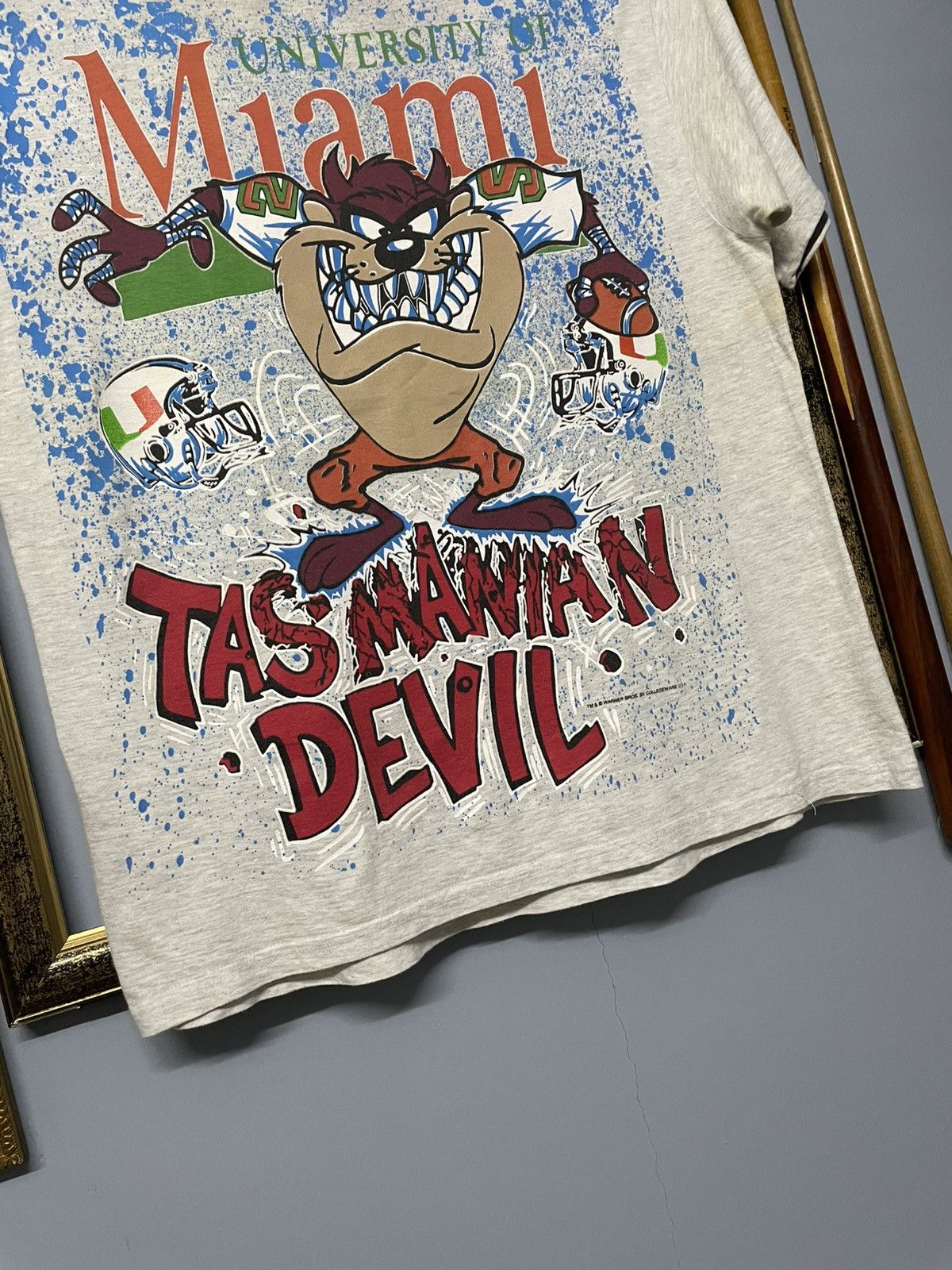 Vintage Vintage 90s Iconic Taz Manian Devil Ovp Pop Culture Tshirt Size US L / EU 52-54 / 3 - 4 Thumbnail