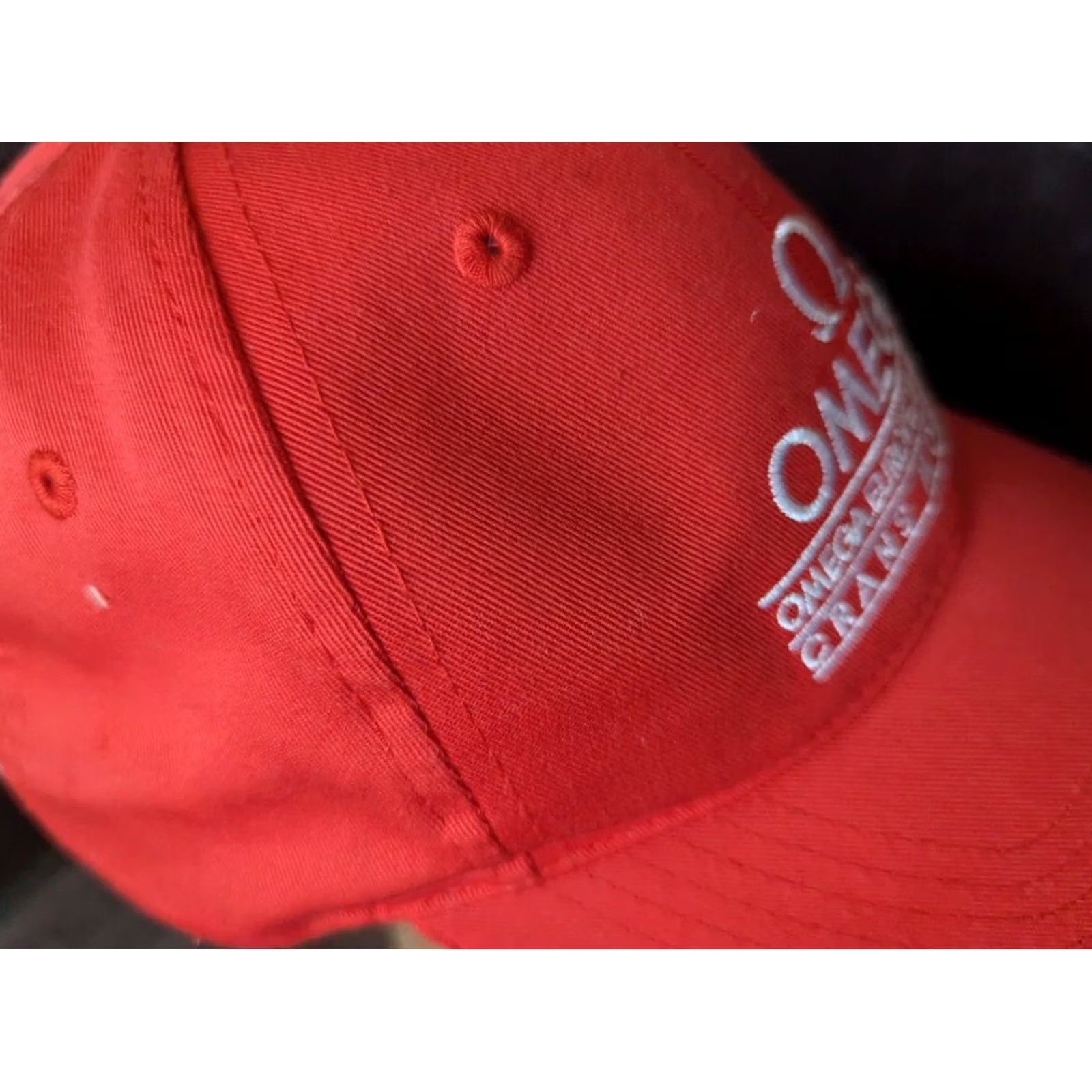 Omega Omega Baseball Cap Hat Red One Size Mens Men’s Nike Shirt Size ONE SIZE - 4 Thumbnail