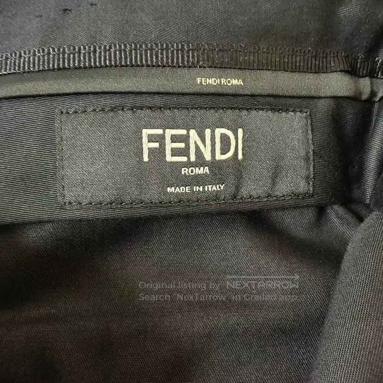 Fendi Fendi Deep blue all-over print casual shorts Size 30" / US 8 / IT 44 - 3 Thumbnail