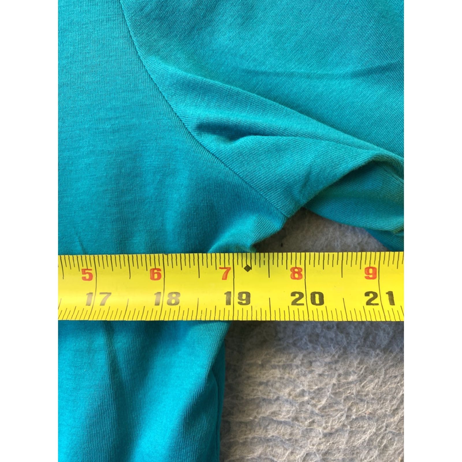 Ralph Lauren Ralph Lauren Women's Shirt Aqua LP 3/4 Sleeve V-Neck Pullover Solid Casual Size L / US 10 / IT 46 - 6 Thumbnail