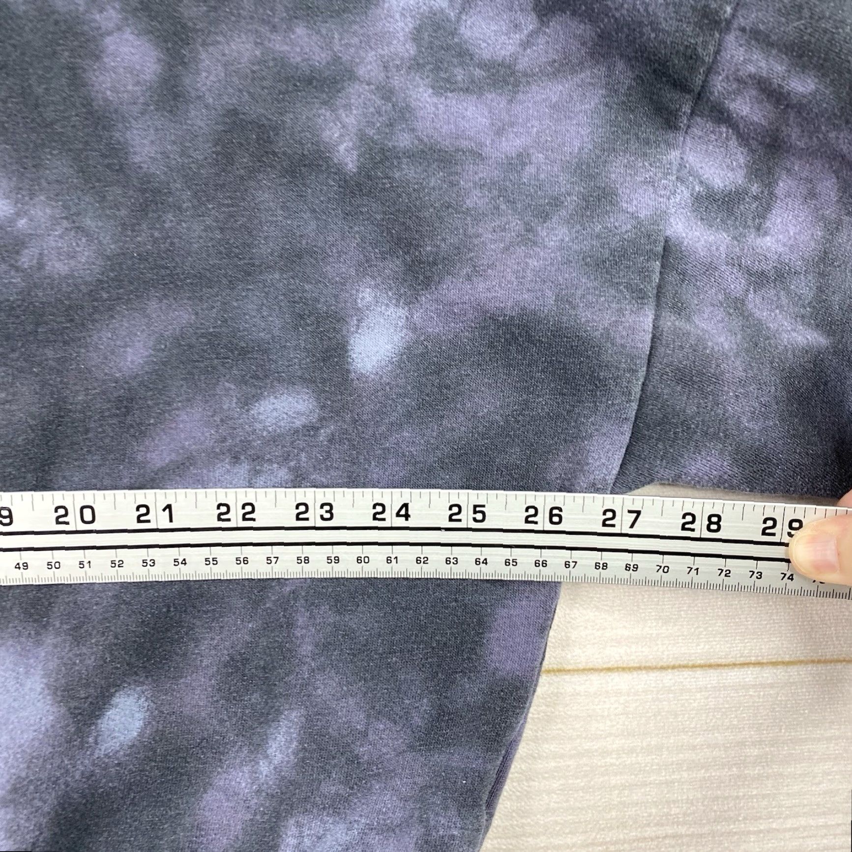 Old Navy Old Navy Sweatshirt Womens XXL Gray Blue Tie Dye Pullover Brushed Interior Crop Size XXL / US 16-18 / IT 52-54 - 4 Thumbnail