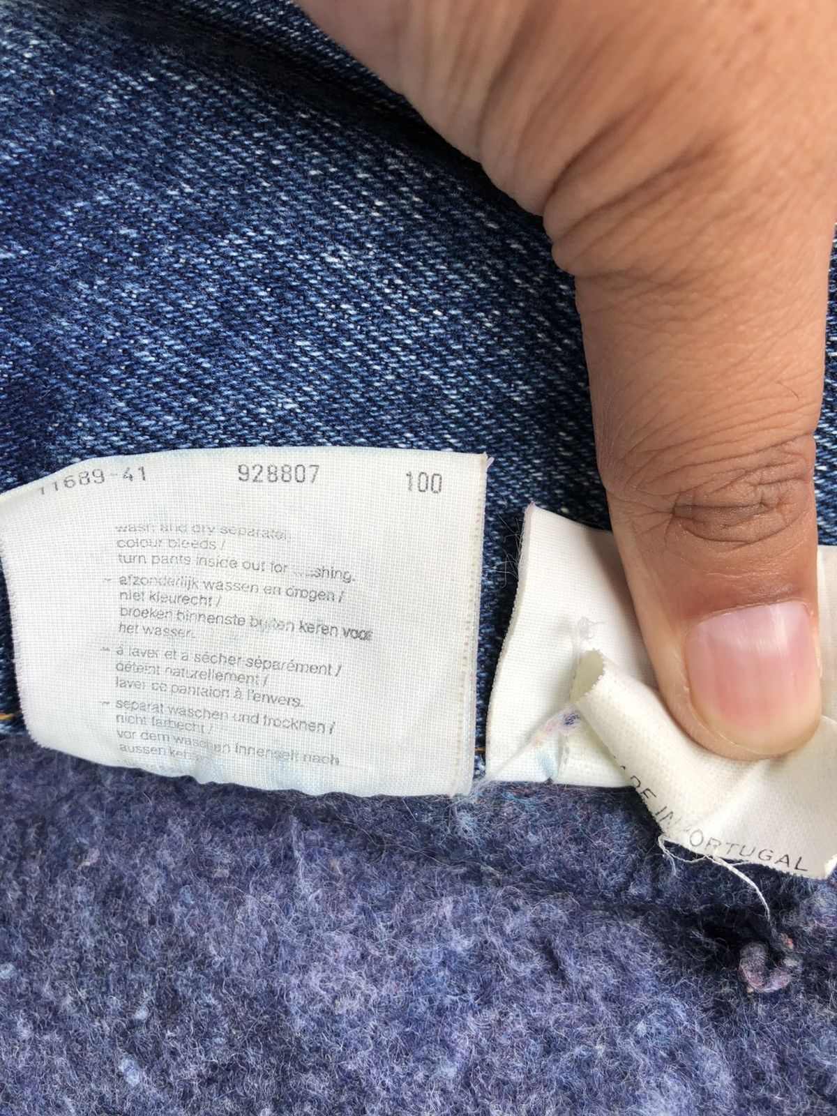 Lee Vintage Lee Storm Rider Blanket Lined Denim Jacket Baggy Size US L / EU 52-54 / 3 - 23 Thumbnail