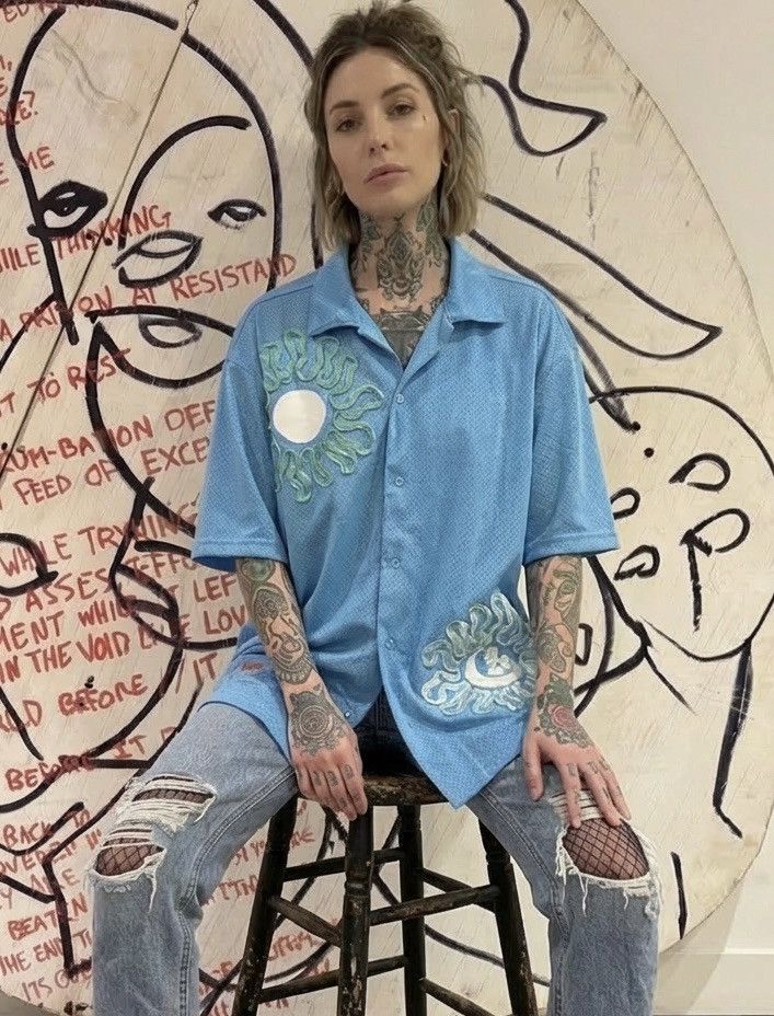 Nike Nike Mens Project euphoria Dri Fit Button Up Floral Shirt Size US M / EU 48-50 / 2 - 1 Thumbnail