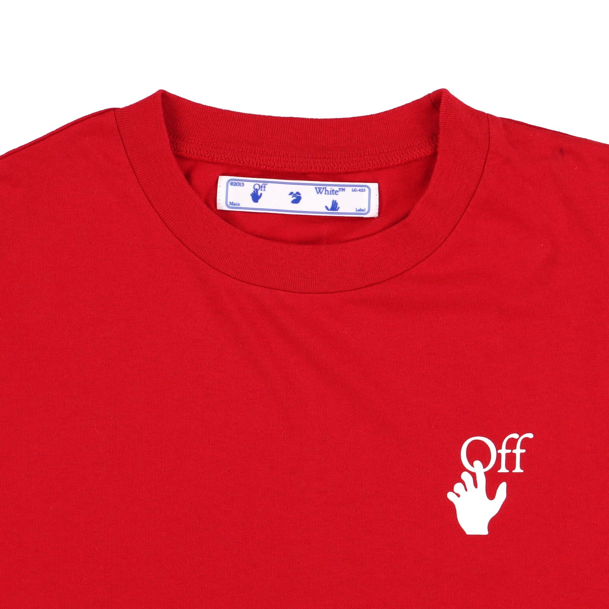 Off-White Red Pascal Skeleton Arrows T-Shirt Size US M / EU 48-50 / 2 - 6 Thumbnail
