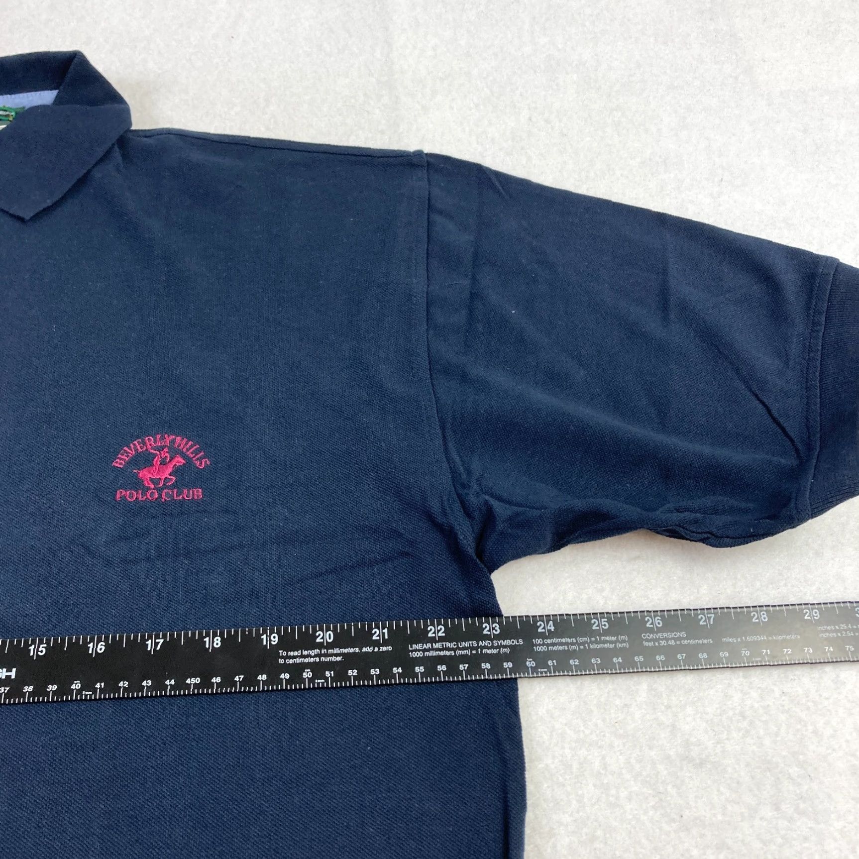 Beverly Hills Polo Club VINTAGE Beverly Hills Polo Club Polo Shirt Mens M Navy Blue Embroidered NWT Shirt Size US M / EU 48-50 / 2 - 7 Thumbnail