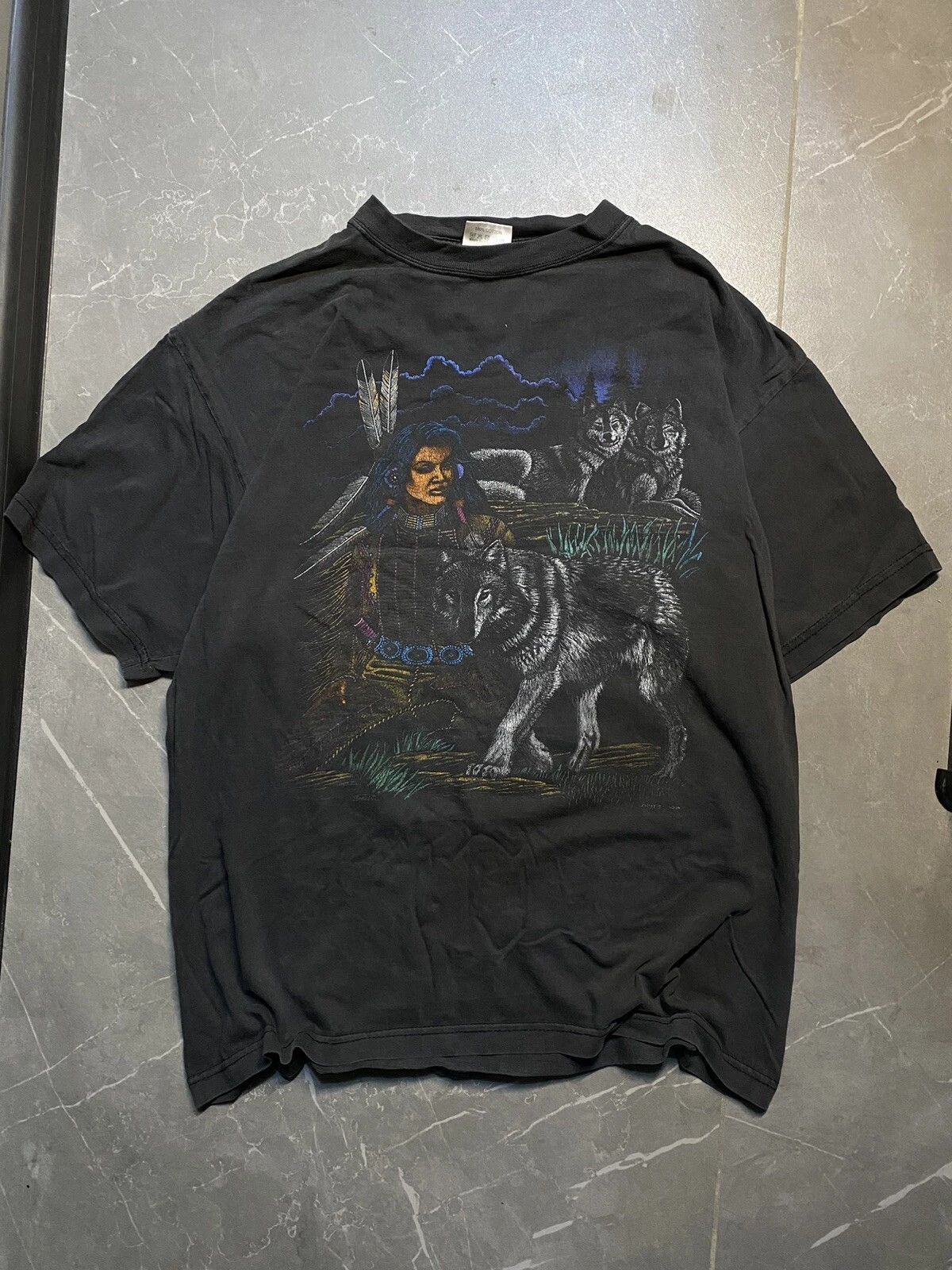 Other Vintage Indians London Zip T-Shirt SZ XL Size US XL / EU 56 / 4 - 1 Thumbnail