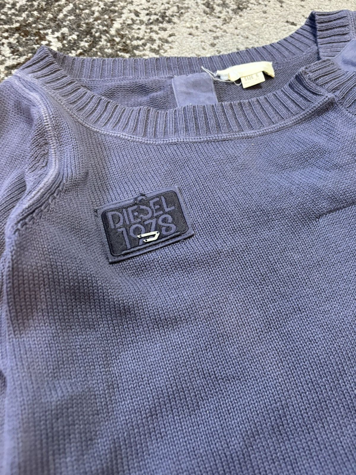Diesel × Vintage Vintage Diesel Sweater Jumper 1978 logo Y2K Size S / US 4 / IT 40 - 2 Thumbnail