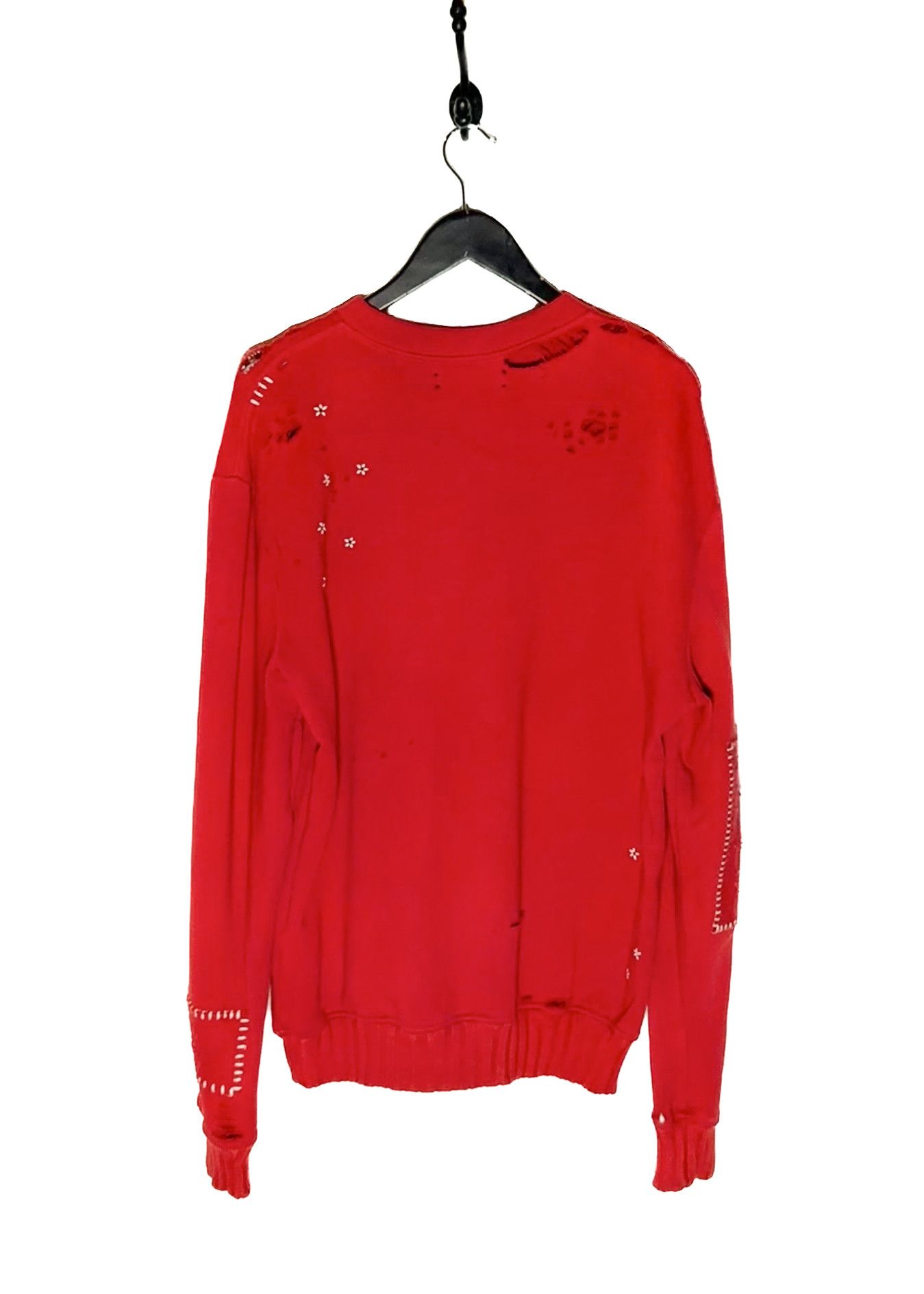 Amiri Amiri 2018 Red Shotgun Crocodile Embroidered Logo Sweatshirt Size US M / EU 48-50 / 2 - 3 Thumbnail