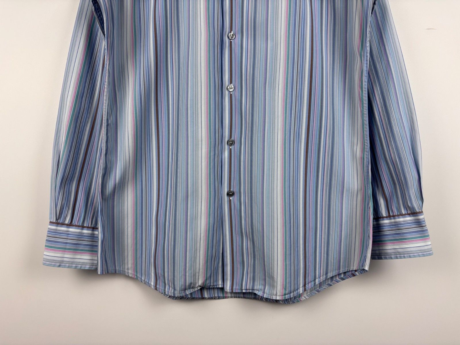 Paul Smith Paul Smith London Striped Long Sleeve Shirt Slim ~M Size US M / EU 48-50 / 2 - 4 Thumbnail