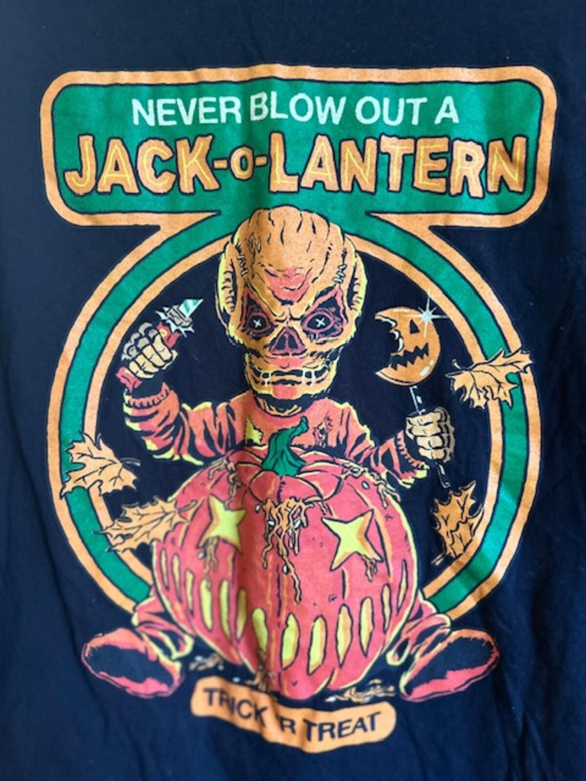 Other Trick 'r Treat Never Blow Out a Jack-O-Lantern Graphic TShit Size ONE SIZE - 2 Thumbnail
