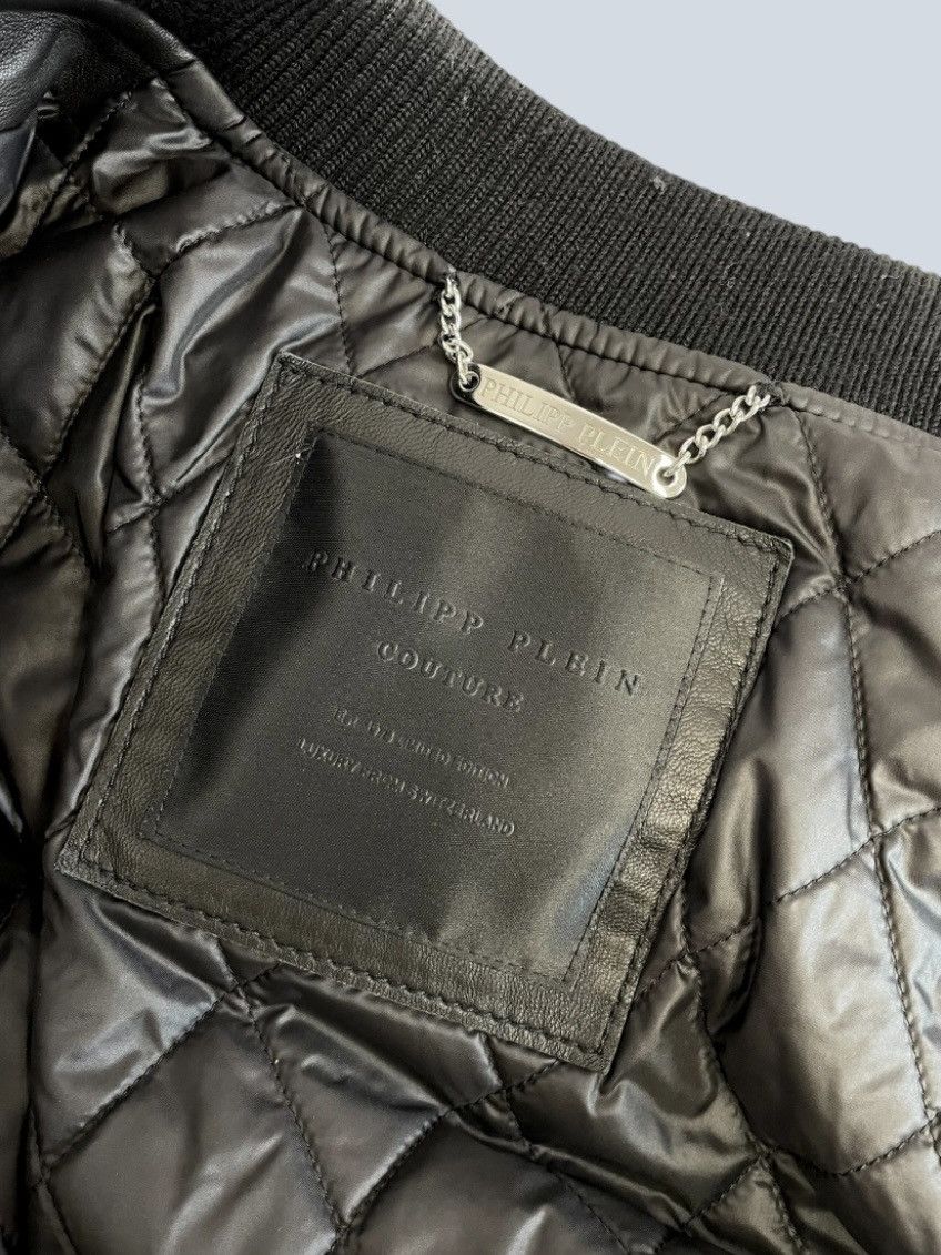 Philipp Plein Philipp Plein leather jacket with animalier faux fur, S. Size S / US 4 / IT 40 - 5 Thumbnail