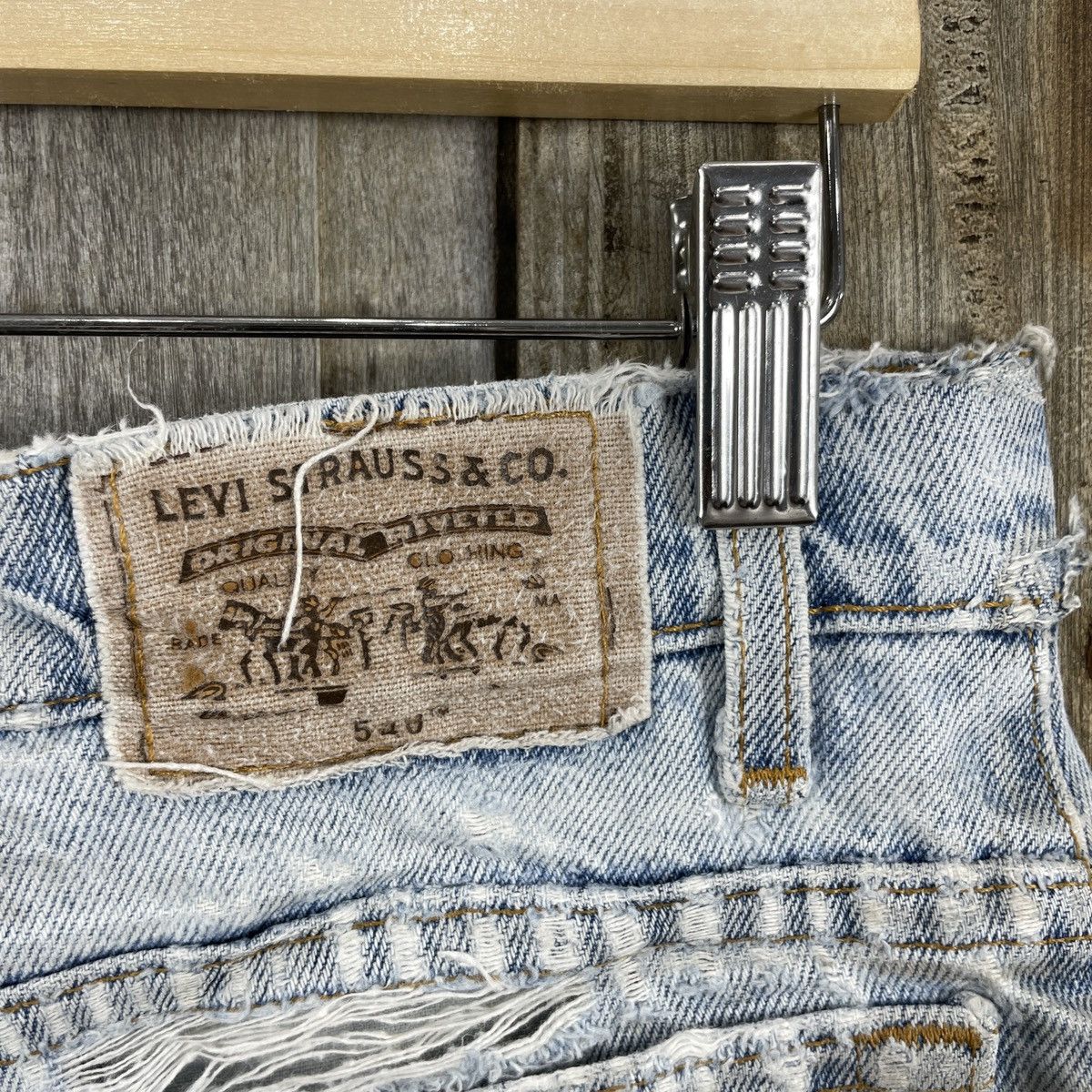 Levi's × Vintage Vintage Levis 540 Distresses Shorts Size US 32 / EU 48 - 5 Thumbnail