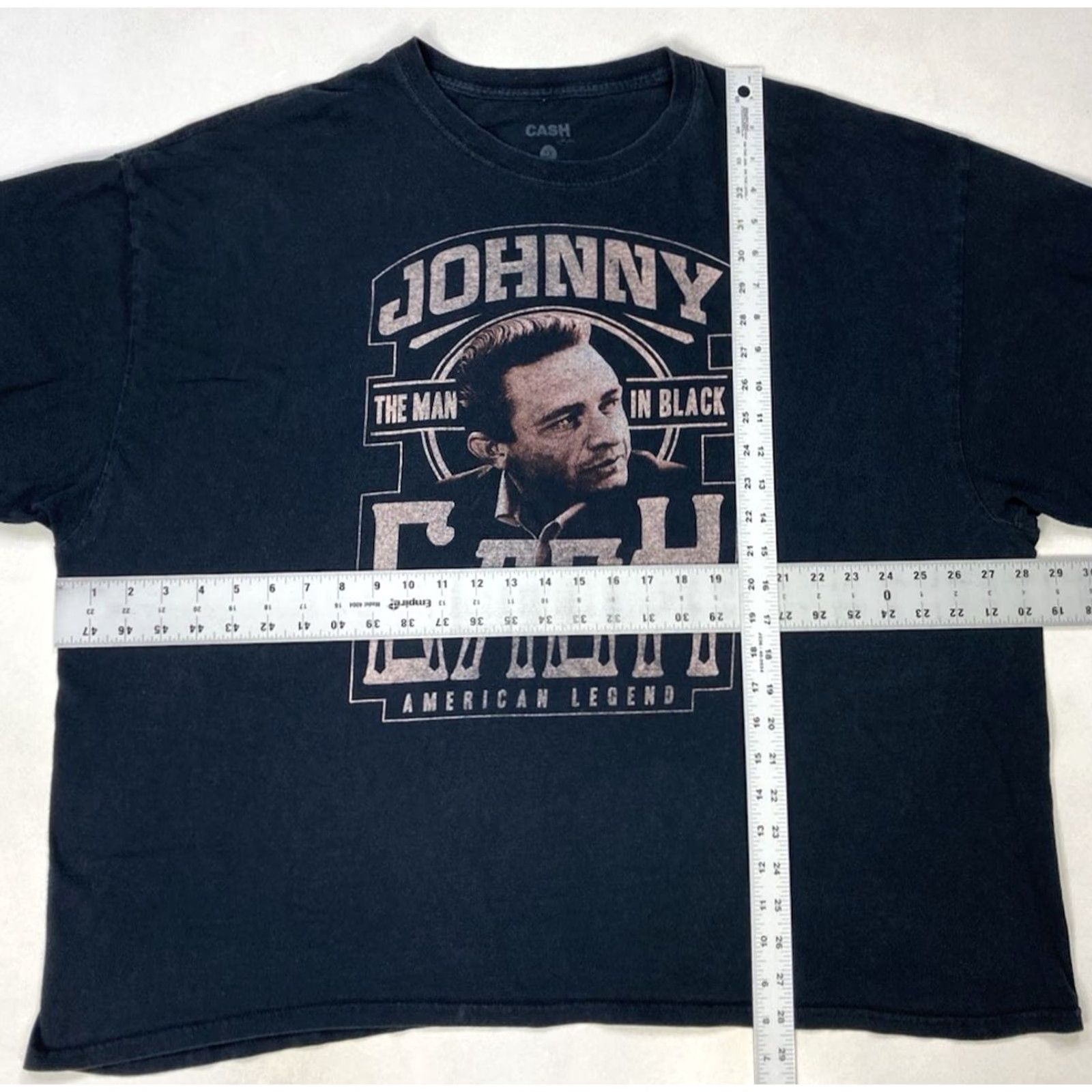 Vintage VINTAGE Johnny Cash The Man In Black Graphic T-shirt Men 3XL Black Short Sleeve Music Shirt Size US XXL / EU 58 / 5 - 6 Thumbnail
